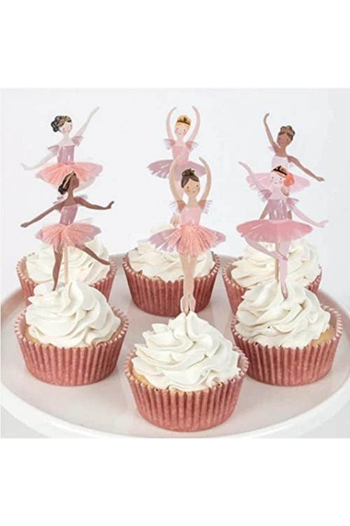 STOREMAX Erhnshp Seti, 24'lü Balerin Cupcake Meri Yeni rnbuyshop 995340