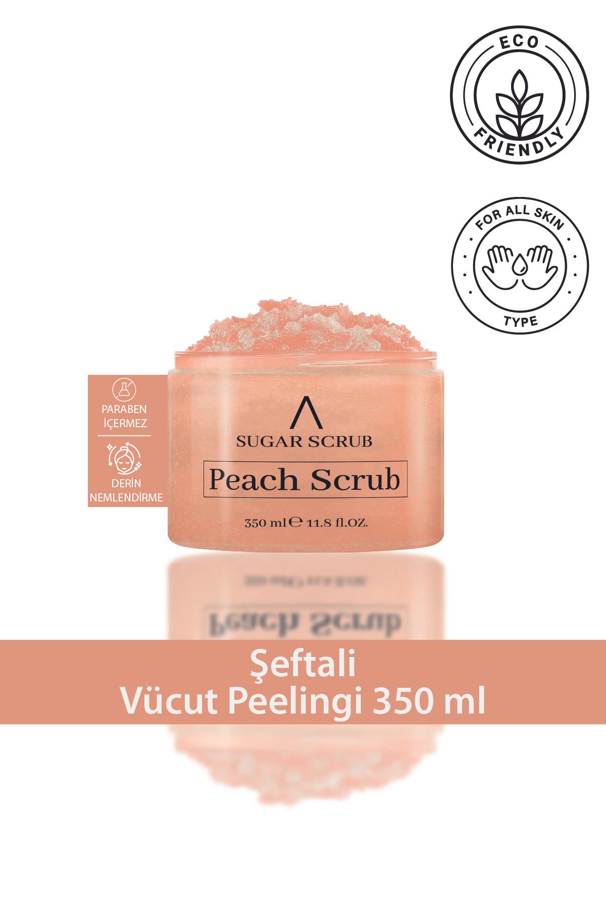 Aceso Cosmetics Şeftali Vücut Peelingi 350 ml