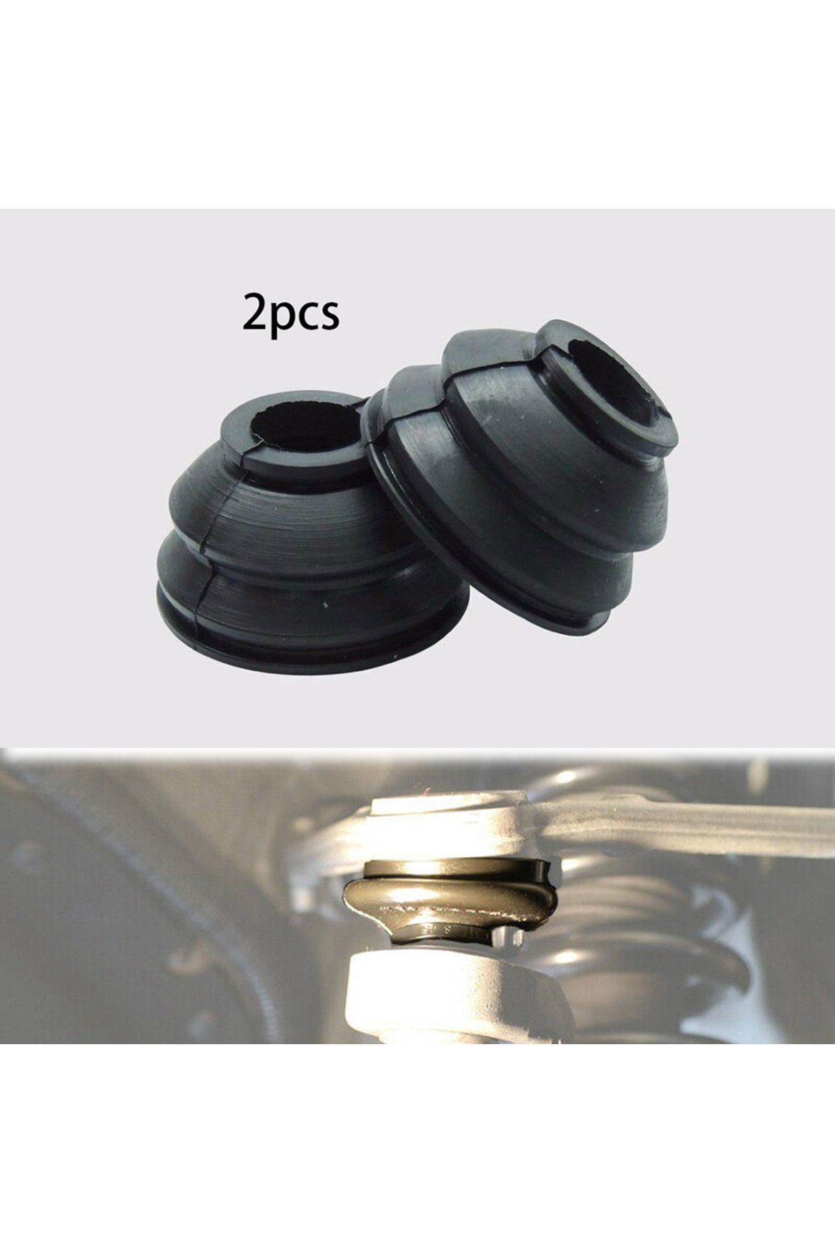 Choice-2pcs Universal Car Suspension Steering Ball Joint Rubber Dust Boot Cover Track Tie Turn Rods Ends... 2