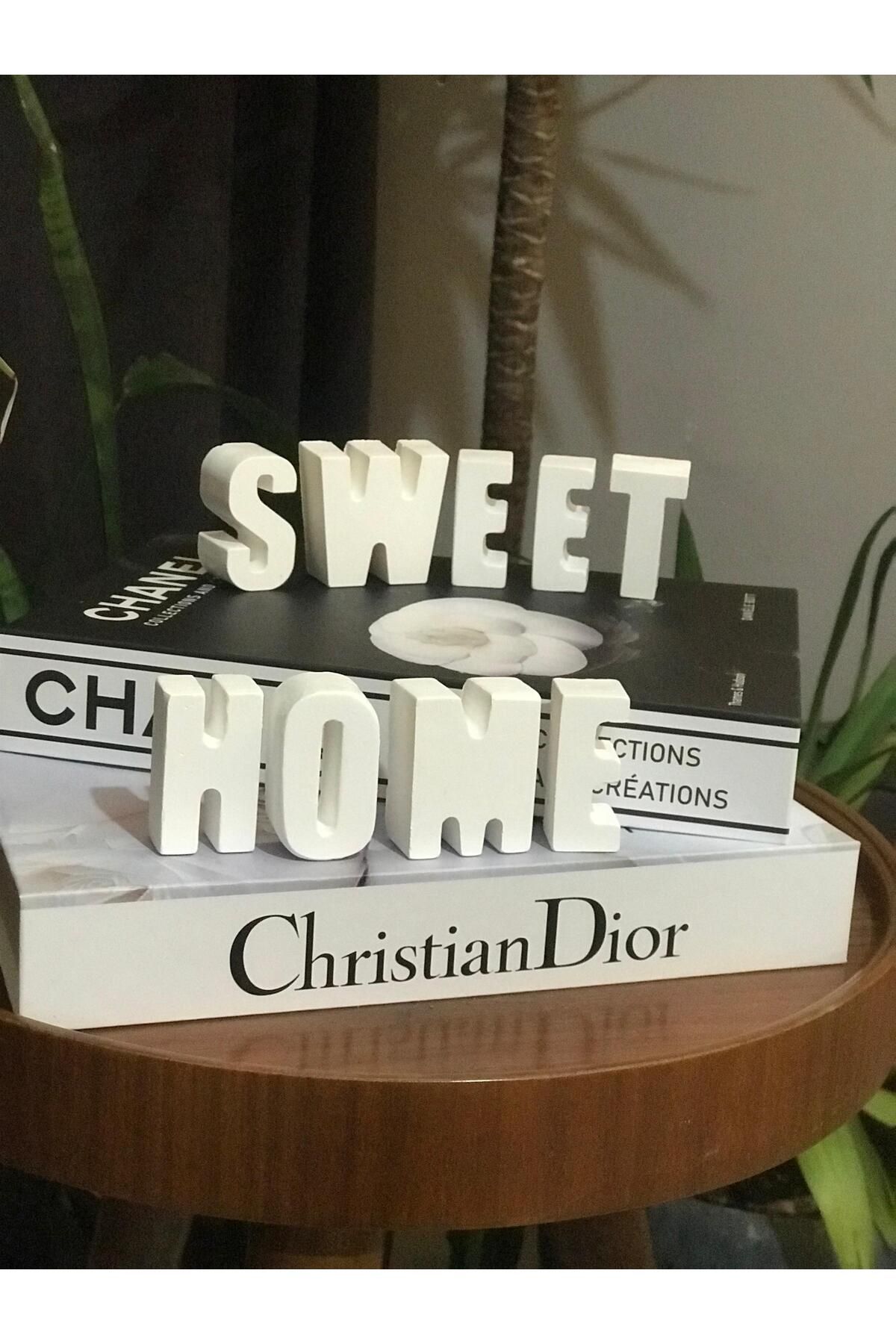 SWOORD Sweet Home Yazısı Ev Dekoratif Obje Biblo