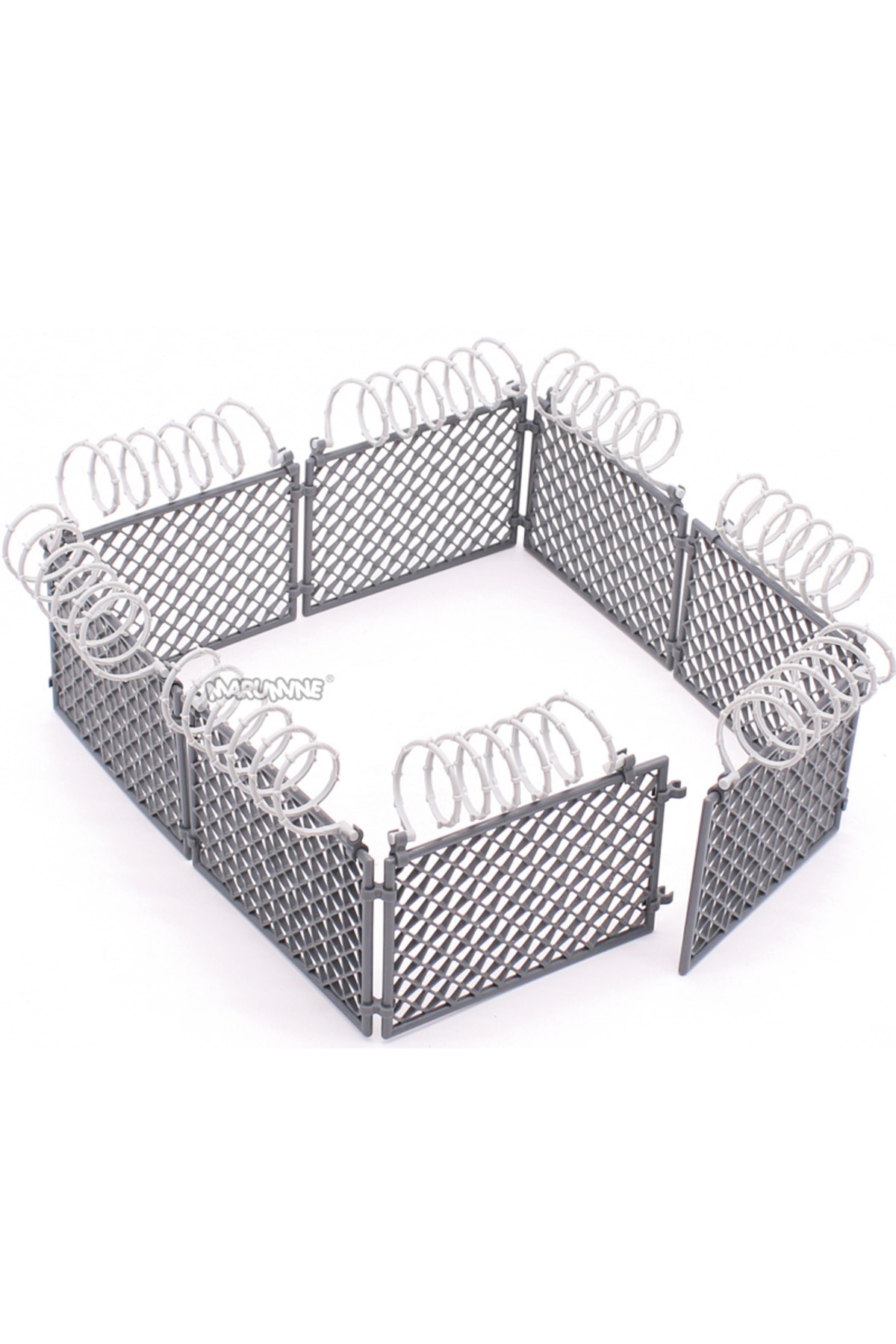 مجموعه ۴۸ عددی حصار سیمی مارومینه MOC، حصار خاردار سیمی برای شهر، پایگاه نظامی، شبکه جداسازی مشبک برای WW، DIY