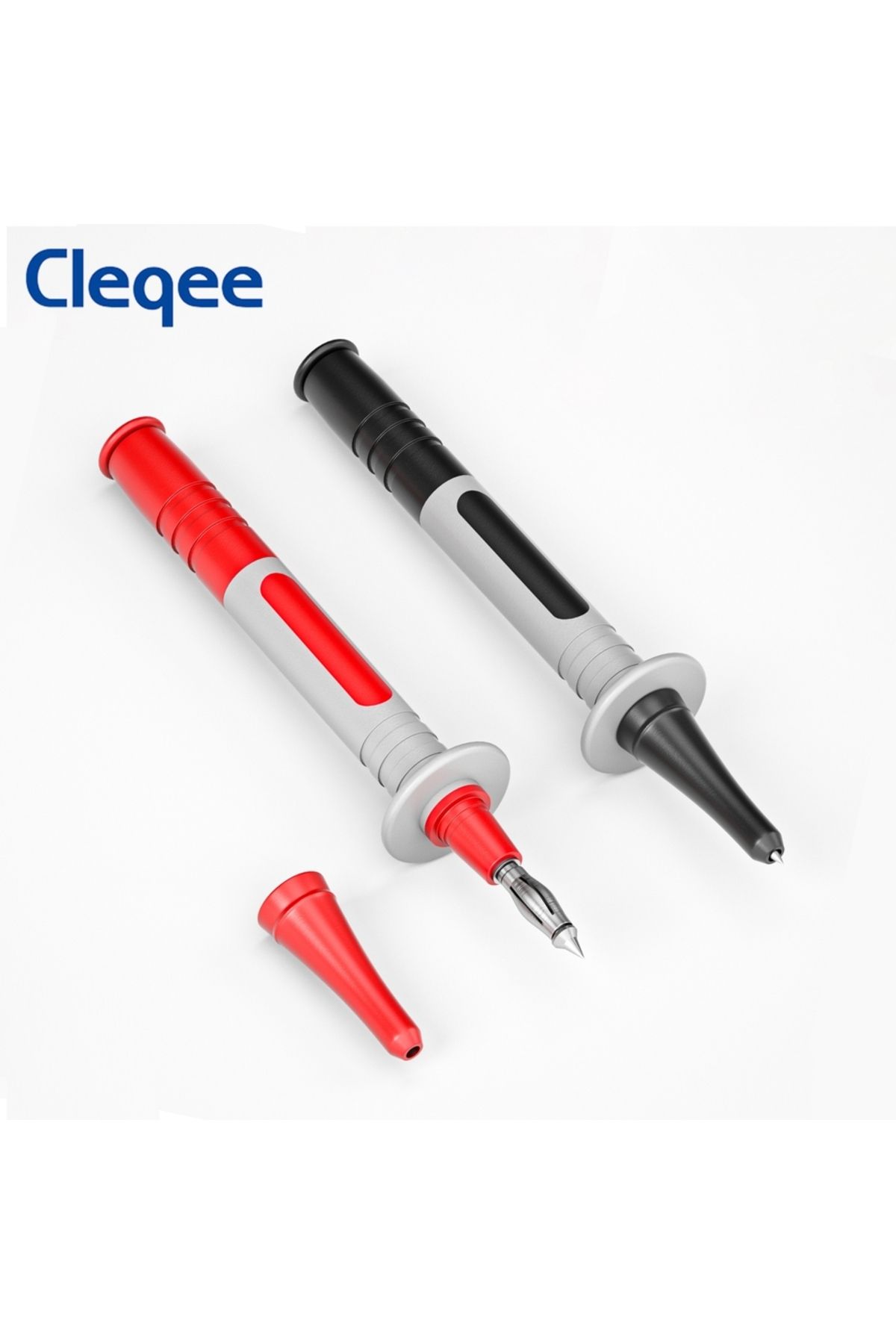 CLEQEE-مجموعة أسلاك اختبار مقياس متعدد من السيليكون P1925 مجموعة مجسات اختبار مشابك التمساح خطاف اختبار سريع... 6
