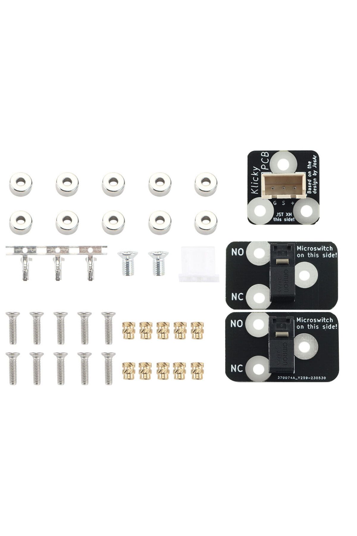 Choice-FYSETC PCB Klicky Kit 3D Printer Auto D2F-01/D2F-01L/D2HW-A201D Z Auto Leveling kits for Voron Kl... 3