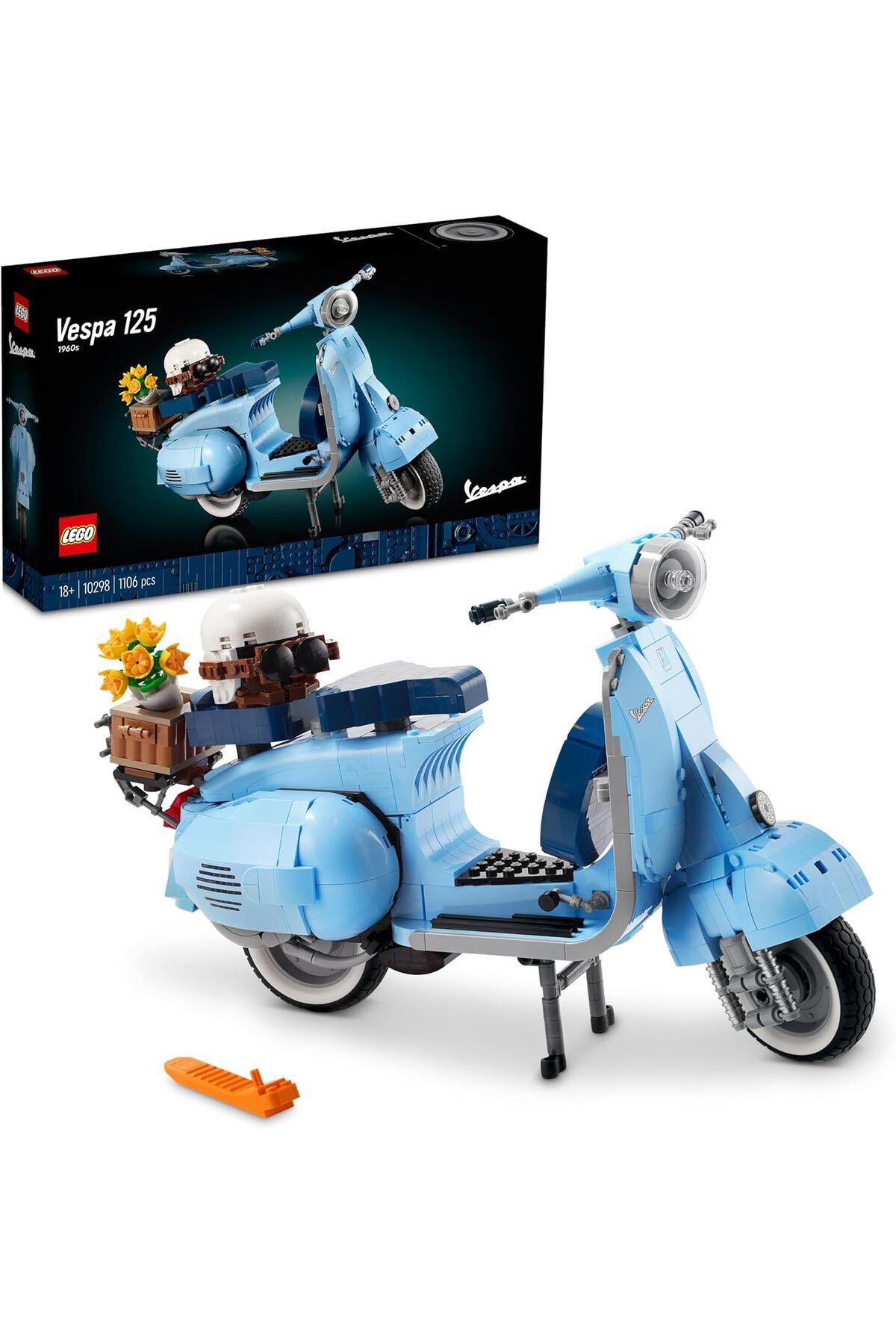 STOREMAX nffastore ICONS Vespa 125 10298 - Yetişkinler için Klasik bir İtalyan Simgesinin Detaylı ve Serg