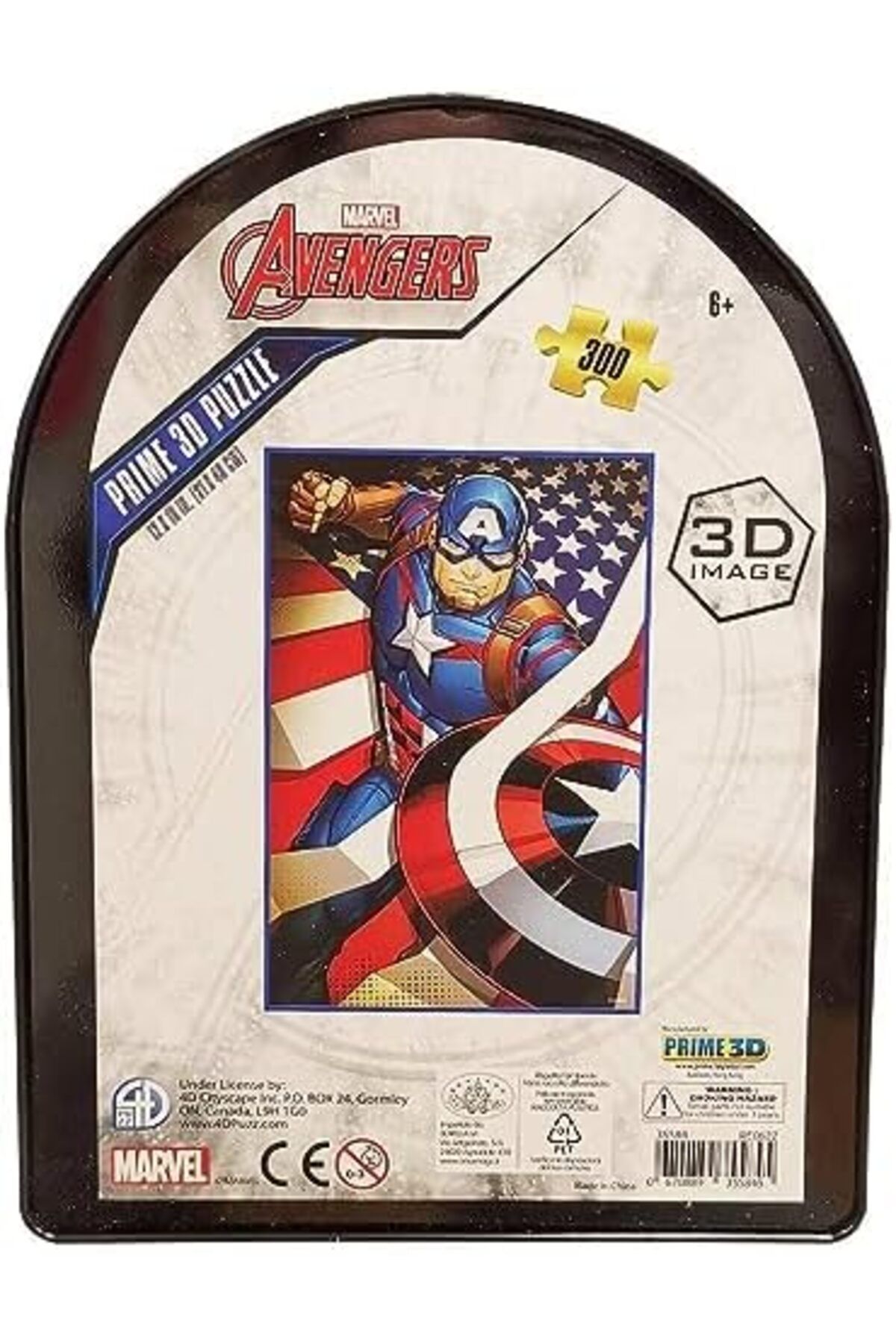 STOREMAX prhshop Metal Kutu Puzzle - 300 Parça America - - Captain 3D Yeni Life 1063348