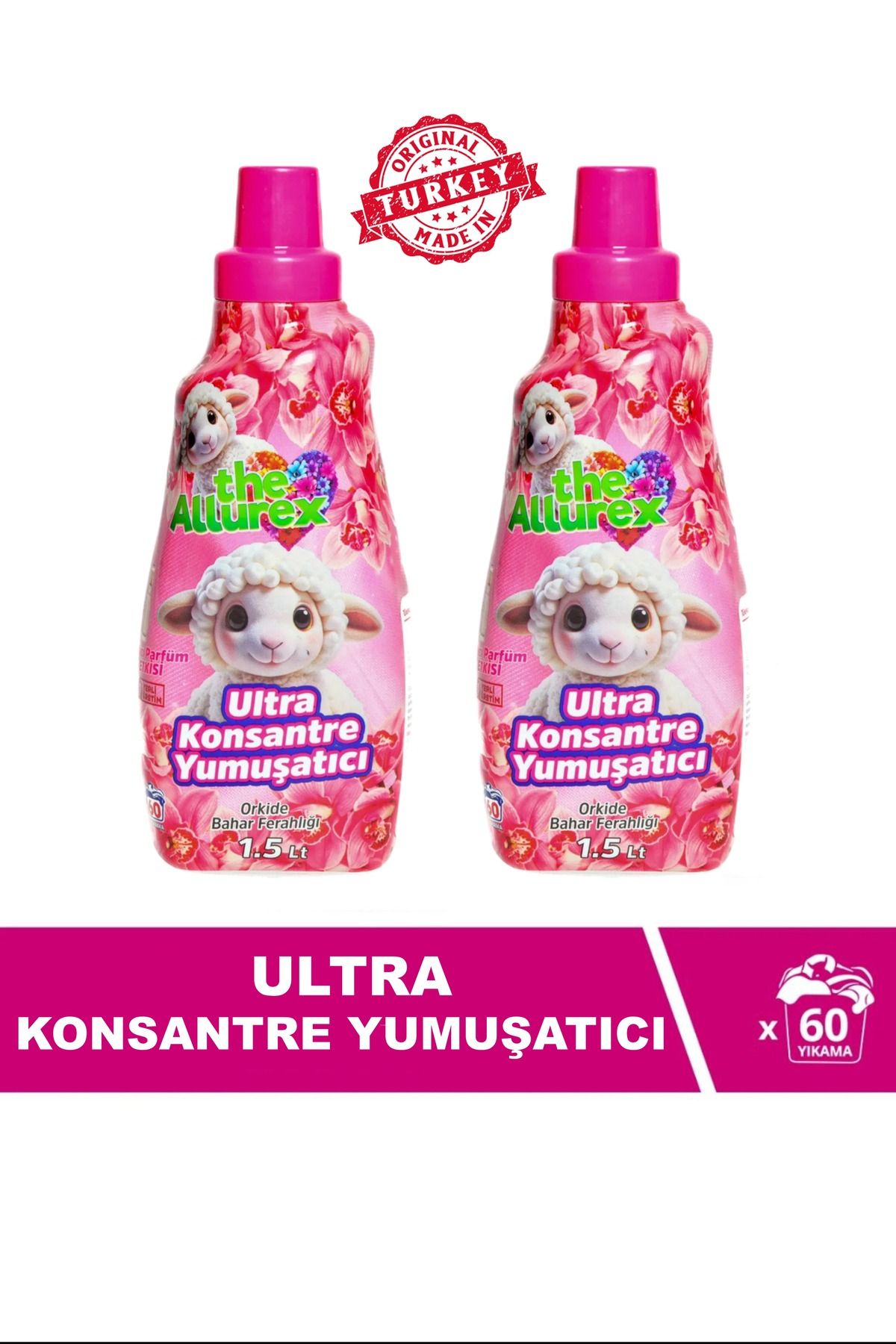 The Allurex Yeni Ultra Konsantre Yumuşatıcı Orkide Çiçeği 1500 ml