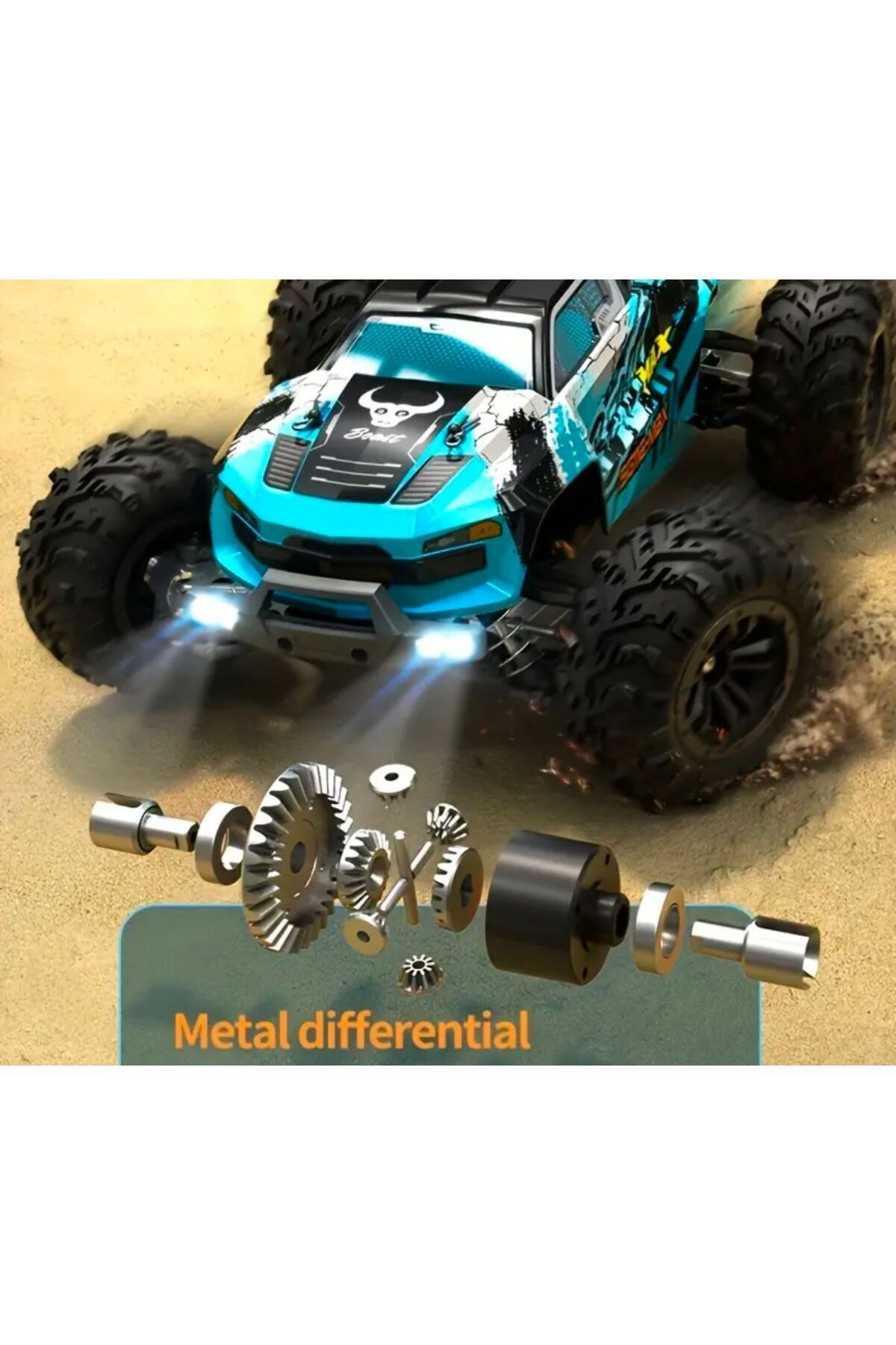 Toys Rc Yetişkin Hobi Çok Hızlı 4x4 Off Road Kumandalı Yarış