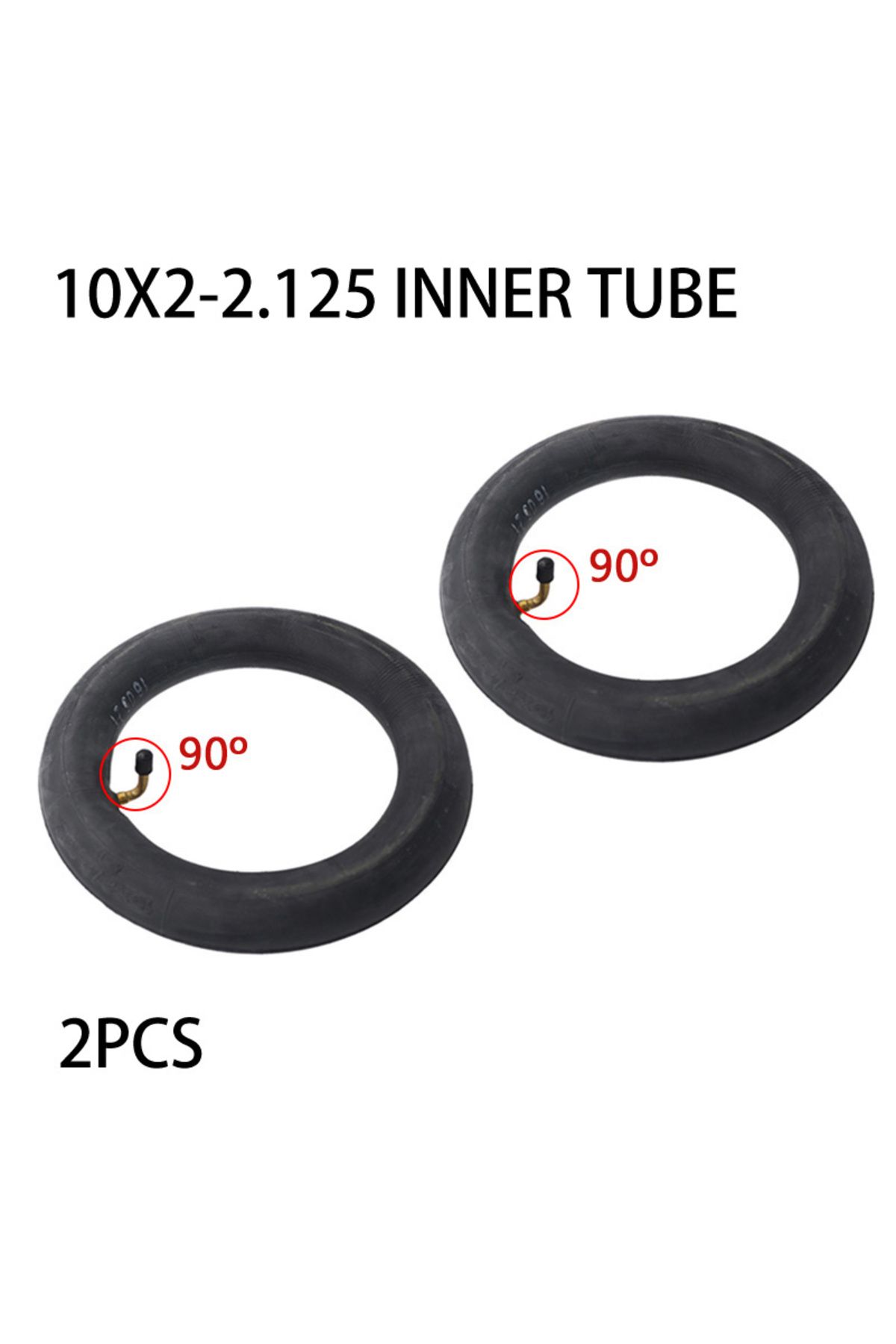 Choice-10x2 2.125 90d 2pcs 10 Inch 10x2/2.125 10x2.50 Inner Tube For 10x2 255x80 10x3.0 80/65-6 Tire Elect 1