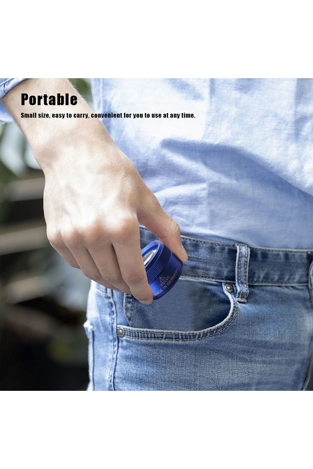Choice-Portable Alloy Magnifier For Precise Jewelry Repair 40x Magnification High-quality High-performan... 5