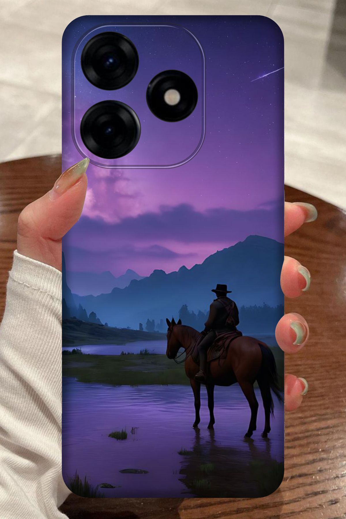 realme C63 Uyumlu RDR2 Desenli Kamera Korumalı HD Baskılı Silikon Kılıf