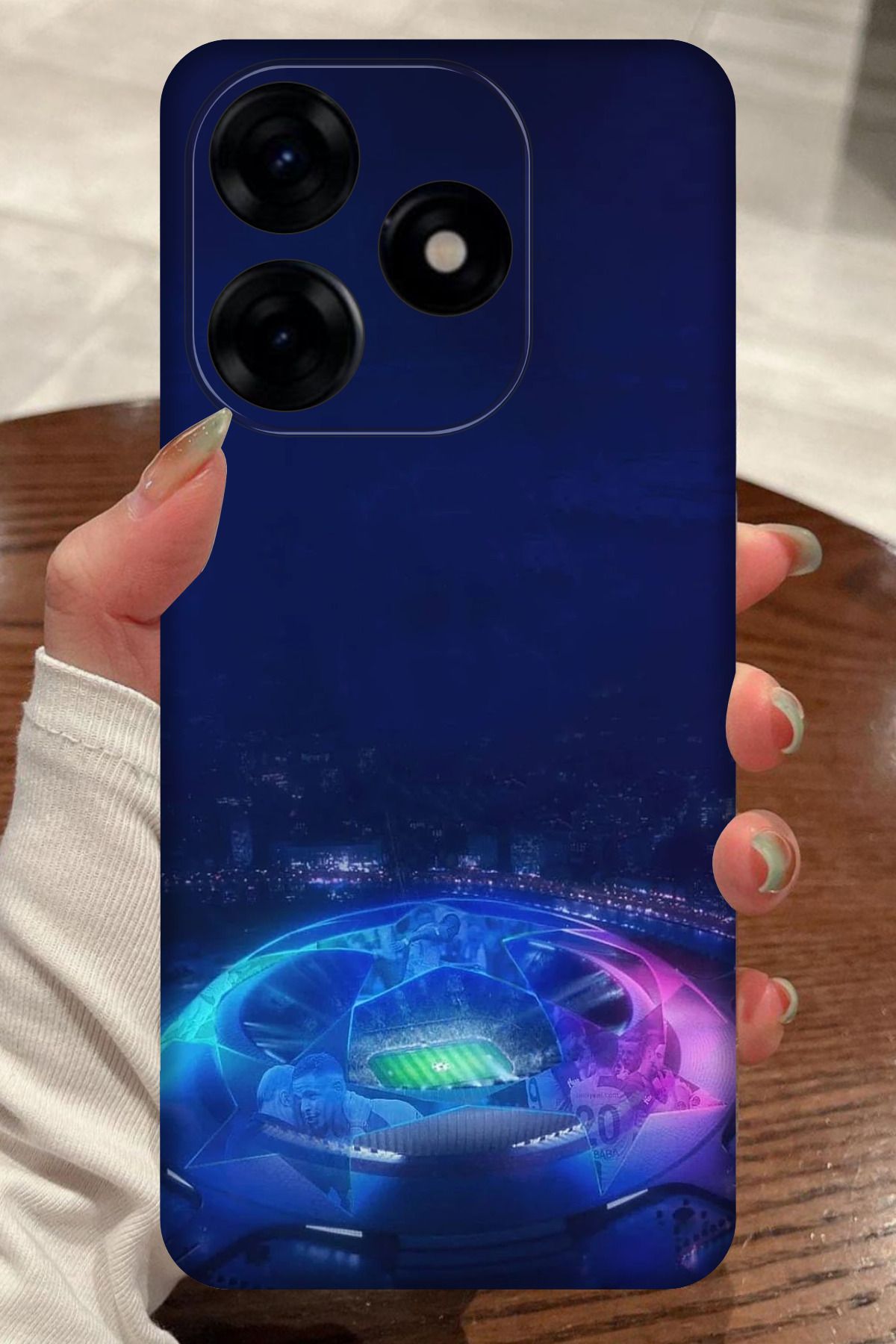 realme C63 Uyumlu Futbol Takımı - 1907 Desenli Kamera Korumalı HD Baskılı Silikon Kılıf