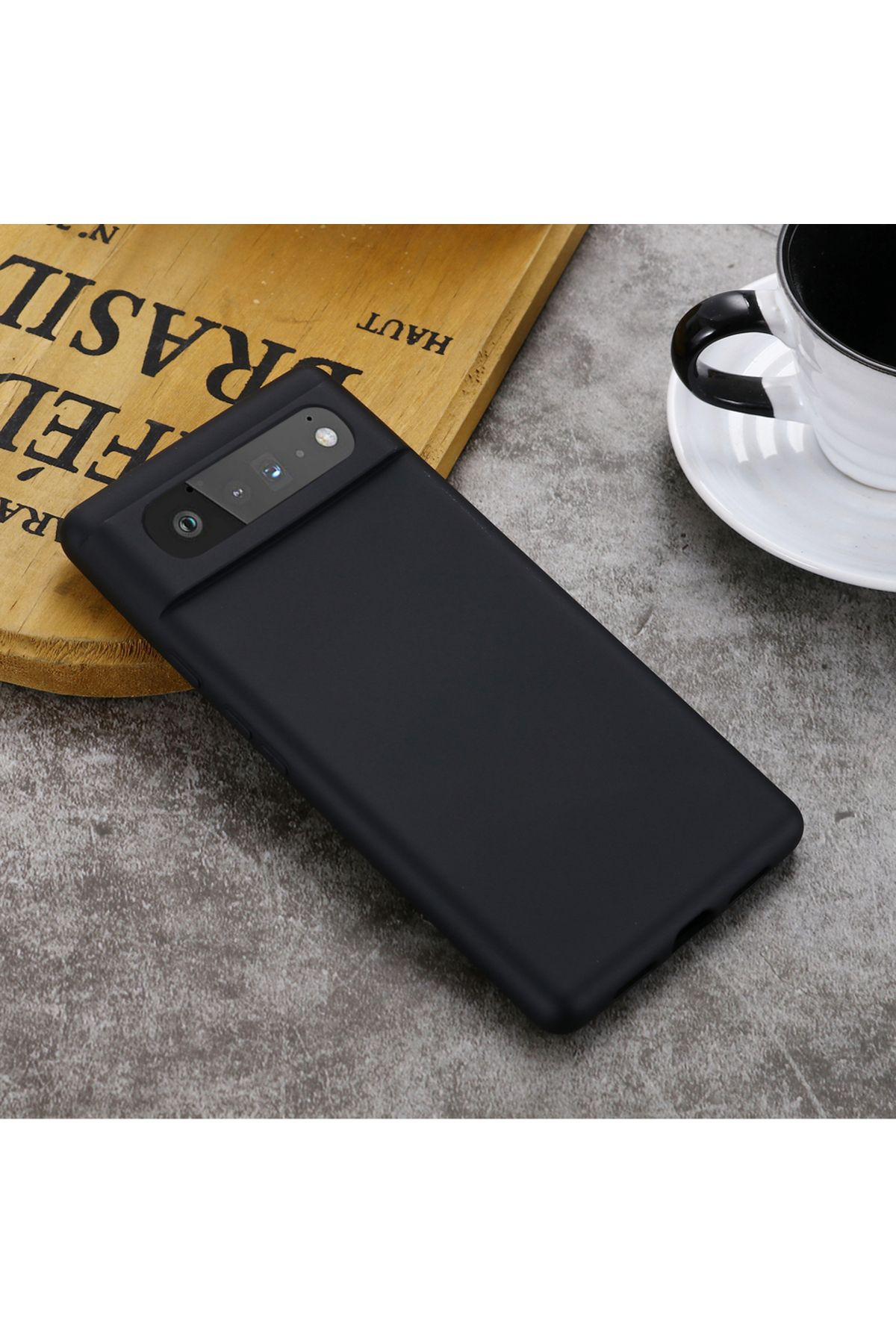 Choice-Google Pixel 7 black Liquid Silicone TPU Case For Google Pixel 6 7 8 9 Pro 6A 7A 8A Shockproof Phone 1