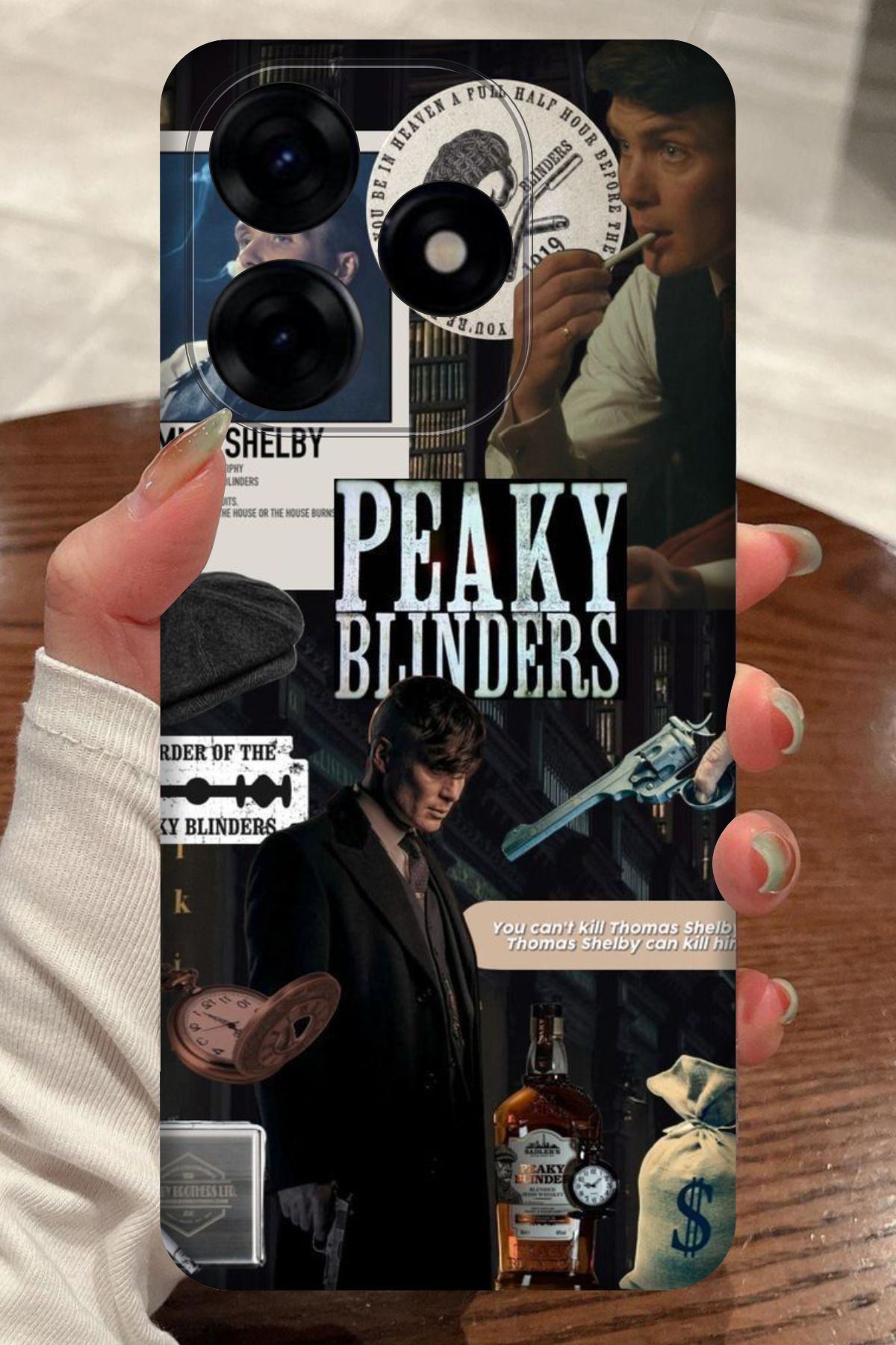 realme C63 Uyumlu Peaky Blinders Desenli Kamera Korumalı HD Baskılı Silikon Kılıf