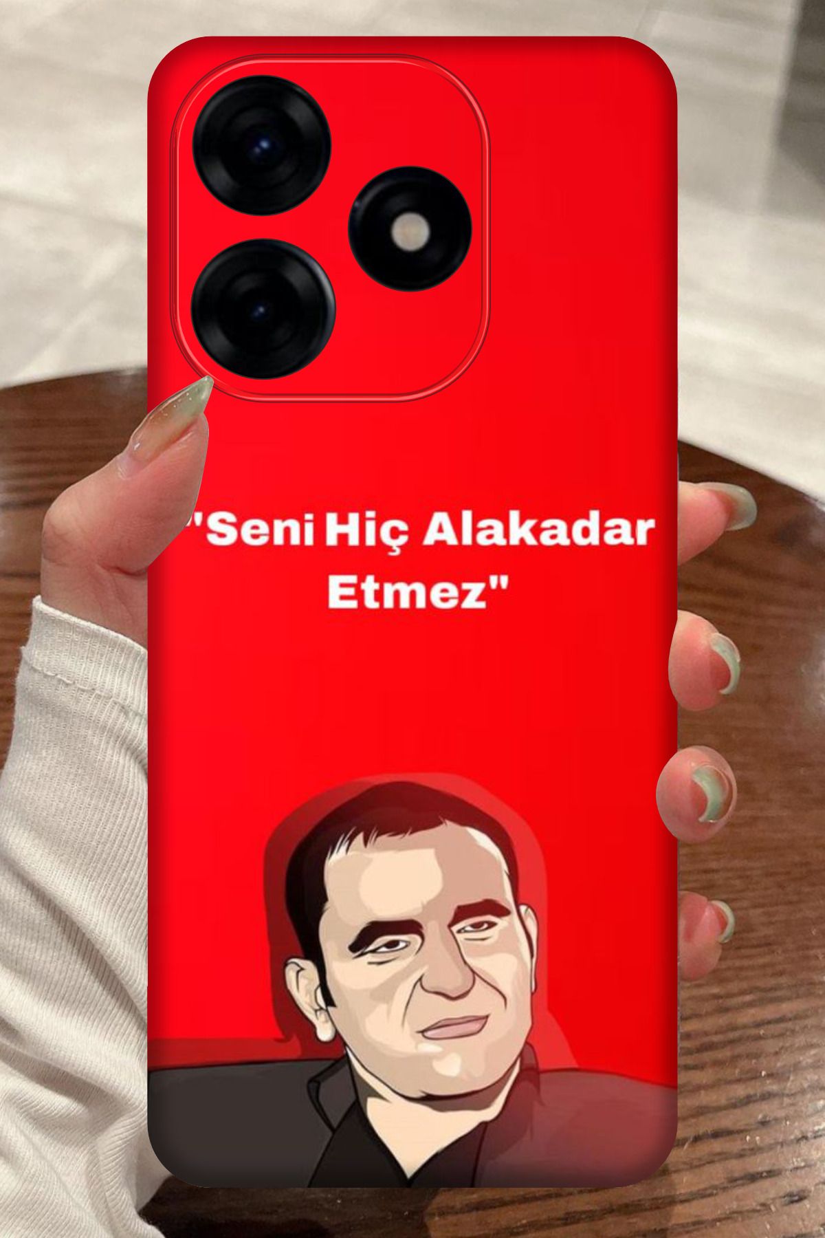 realme C63 Uyumlu Memati Desenli Kamera Korumalı HD Baskılı Silikon Kılıf