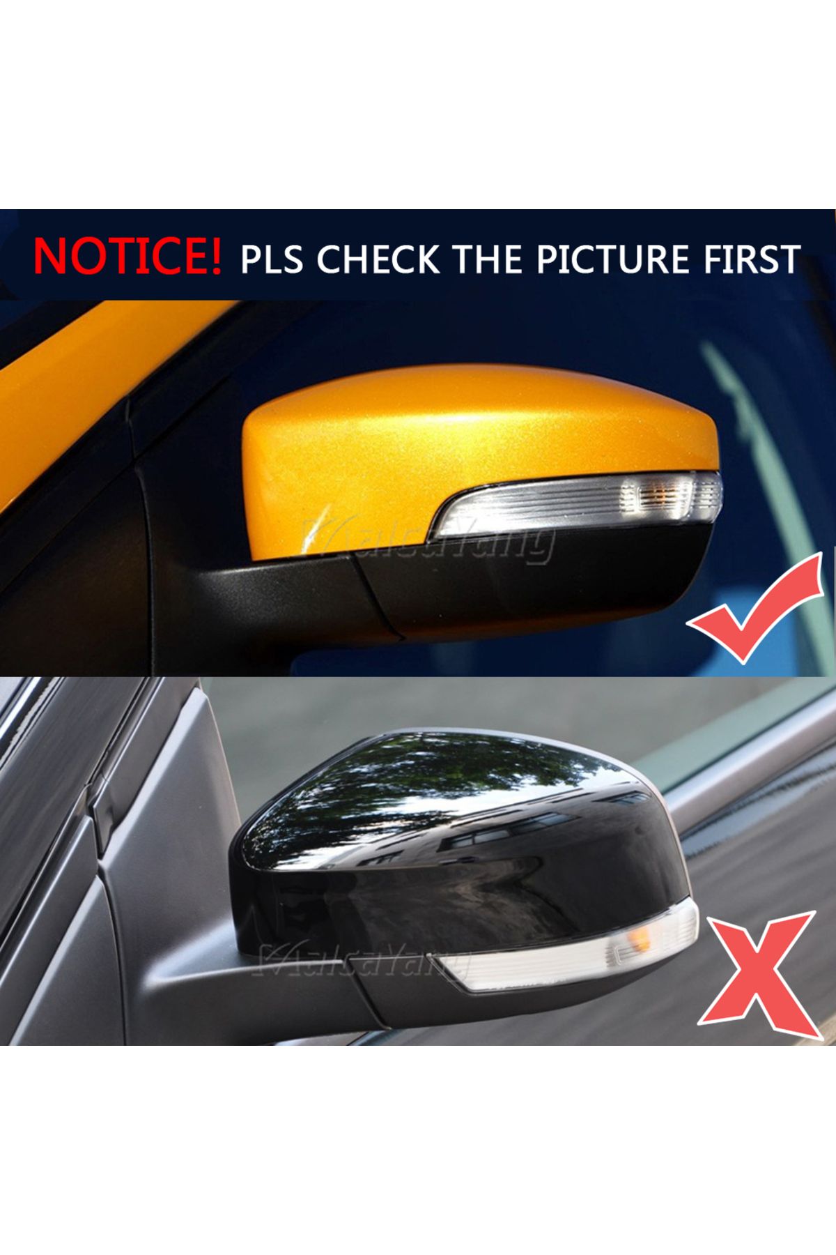 Choice-لفورد كوغا Ecosport الوامض الديناميكي LED بدوره مصباح إشارة مرآة جانبية مؤشر متسلسل 201... 6