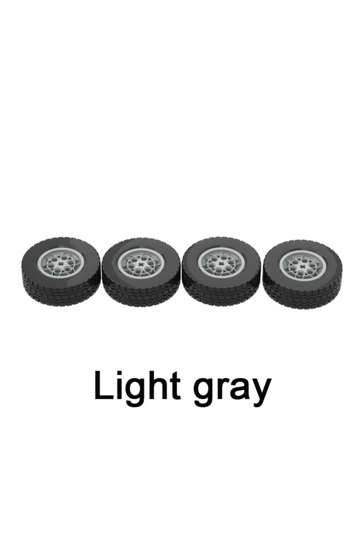Choice-Light Gray 4pcs/lot Wheel 32019 86652 Car Tires Technical Bulk Parts Fit For 42043 42049 Small Pelle 1