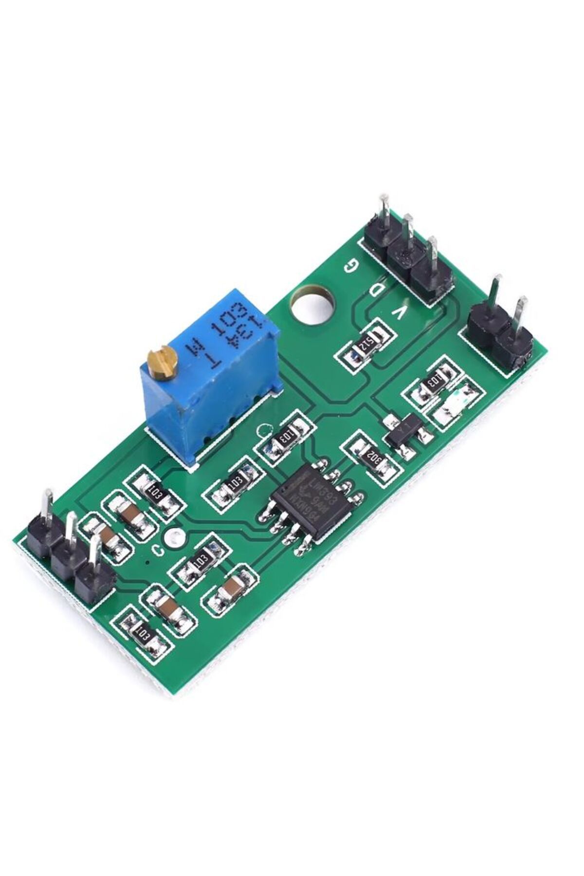 Choice-LM393 3.5-24V Voltage Comparator Module High Level Output Analog Comparator Control With LED Indi... 5