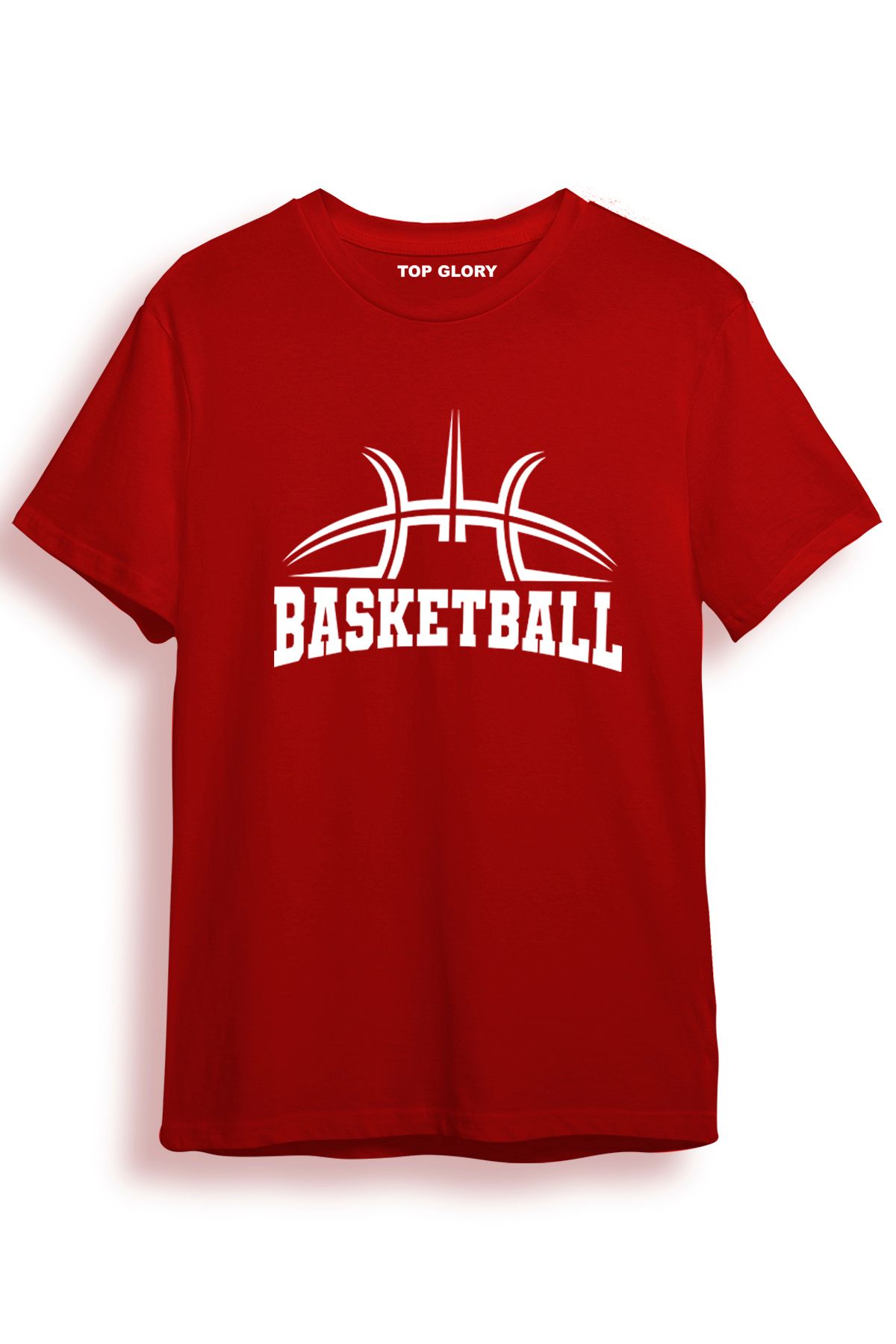 TOP GLORY Basketbol Baskılı Özel Tasarım Tişört Basketball T-Shirt BASKLL2002