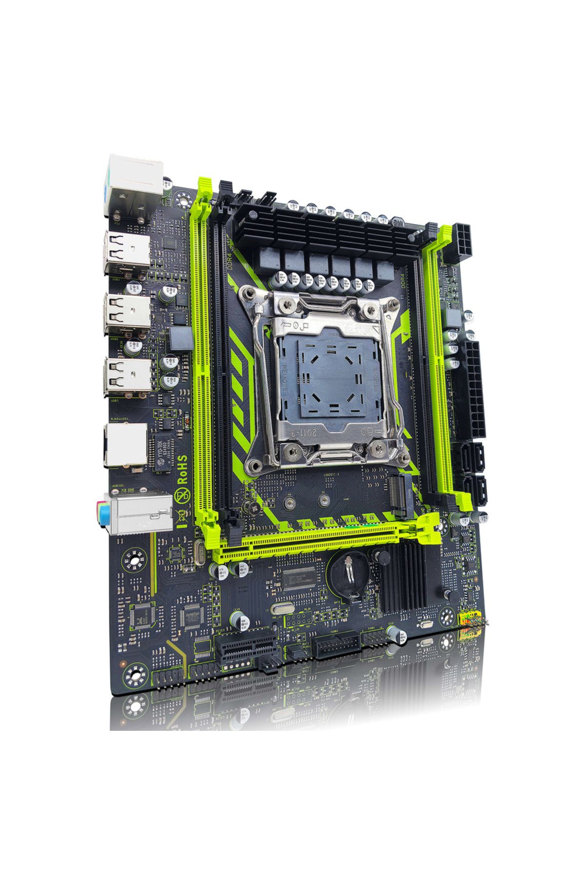 ZSUS-Motherboard Cpu X99-8d4 Motherboard Set Kit With Intel Lga2011-3 Xeon E5 2650 V4 Cpu Ddr4 16gb 8