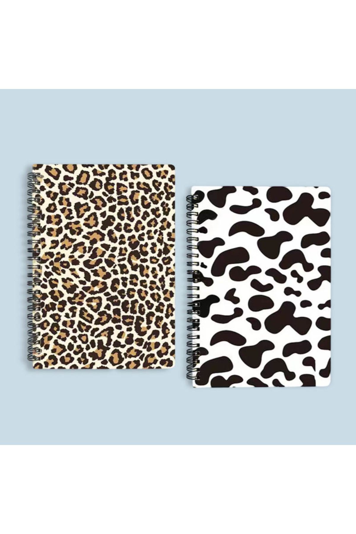 Choice-A5 simple leopard print notebook cow stripe horizontal line coil student portable diary business ... 2