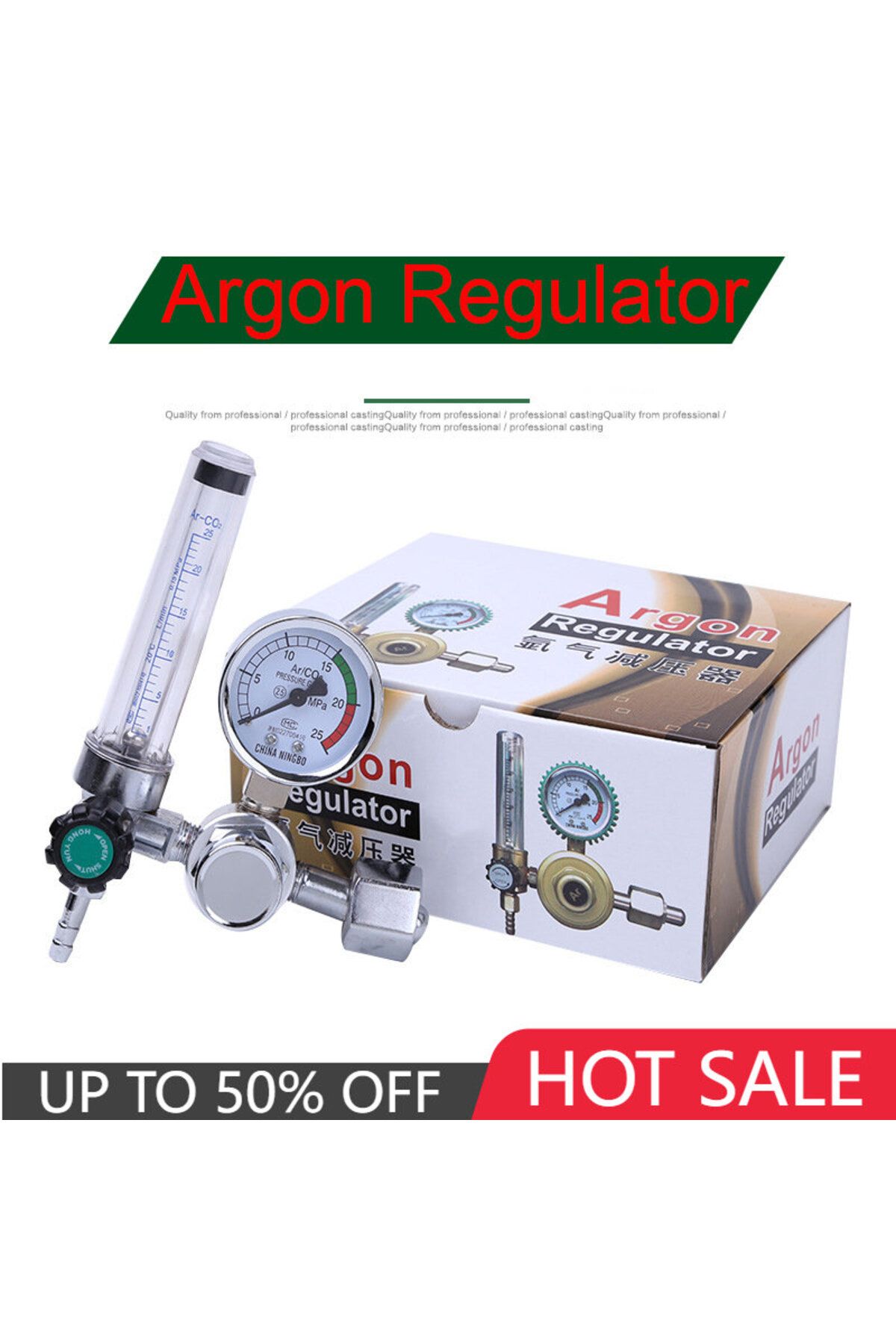mythtiger-Argon Regulator New 2022, Co2 Flow Meter Mig Tig 0-25 Mpa, Standard Flow Meter, Welding Device, Argo 1