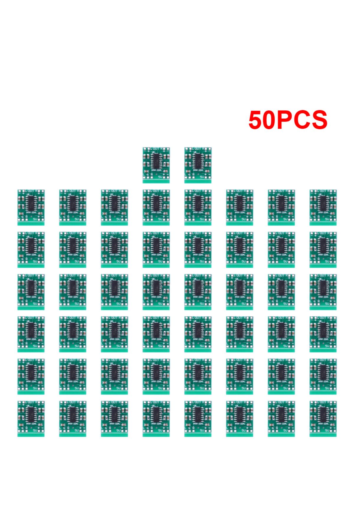 JOCESTYLE-50 Pcs 50-1pcs Pam8403 Audio Speaker Sound Amplifier Board Module Dc2.5-5.5v 2*3w Mini Power Amplifi 1