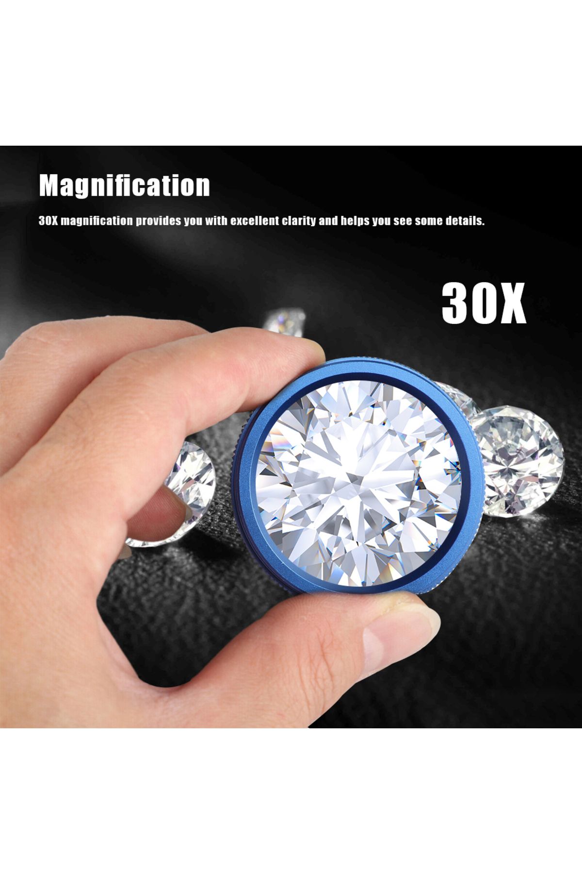 Choice-Portable Alloy Magnifier For Precise Jewelry Repair 40x Magnification High-quality High-performan... 6