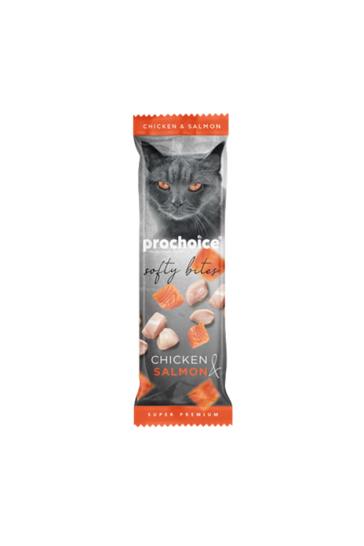 ProChoice 10 gr x 24 adet Softy Bites Chicken - Salmon Kediler için Yumuşak Atıştırmalık 476123