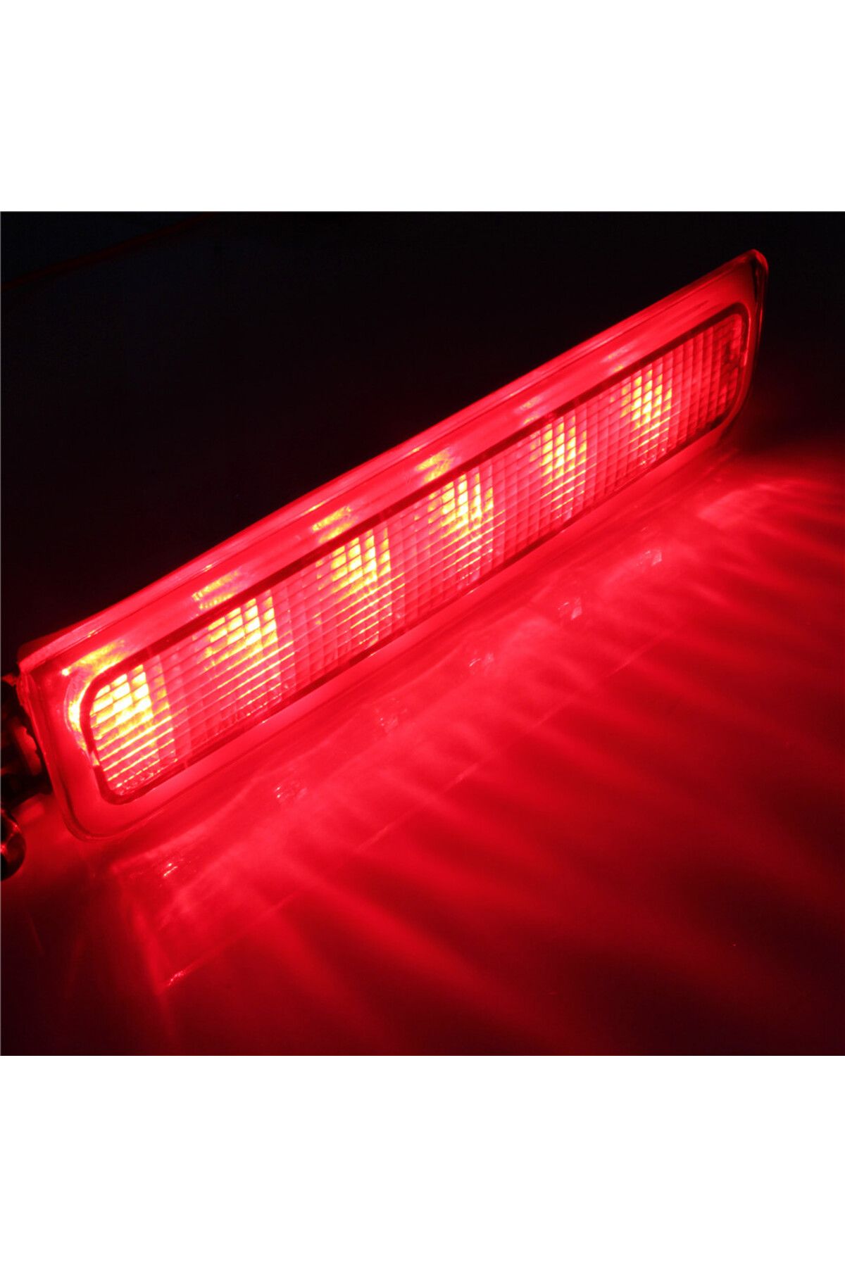 Choice-Red Red Angrong 1x Red Led Rear High Level Brake Stop Light Lamp For Vw Caddy Mk3 Box Estate 2004-2 5