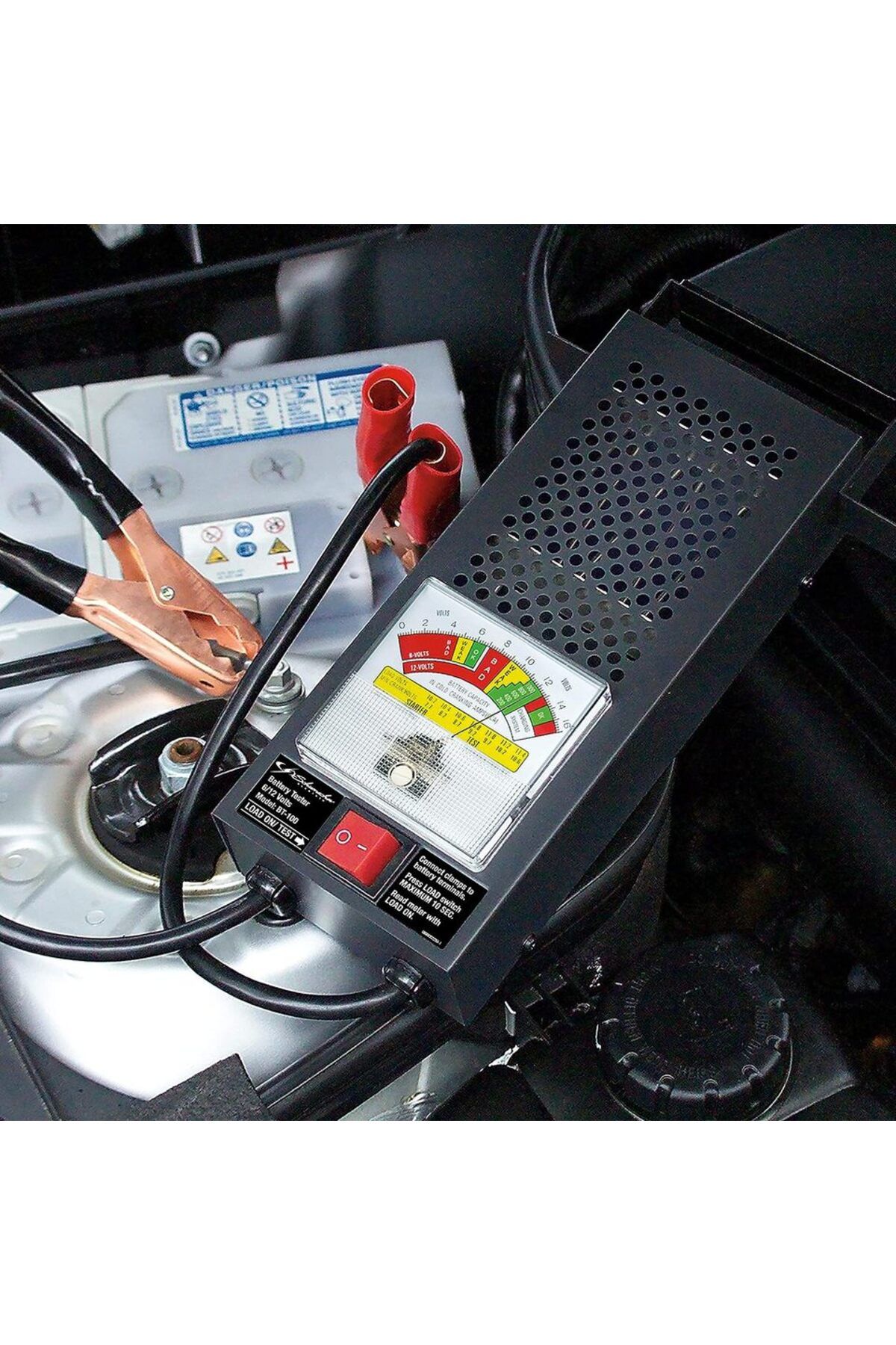 Ninth World-Bt-100 Battery Load Tester And Voltmeter - 100 Amp Automotive Battery Load Checker 12v 100a 4