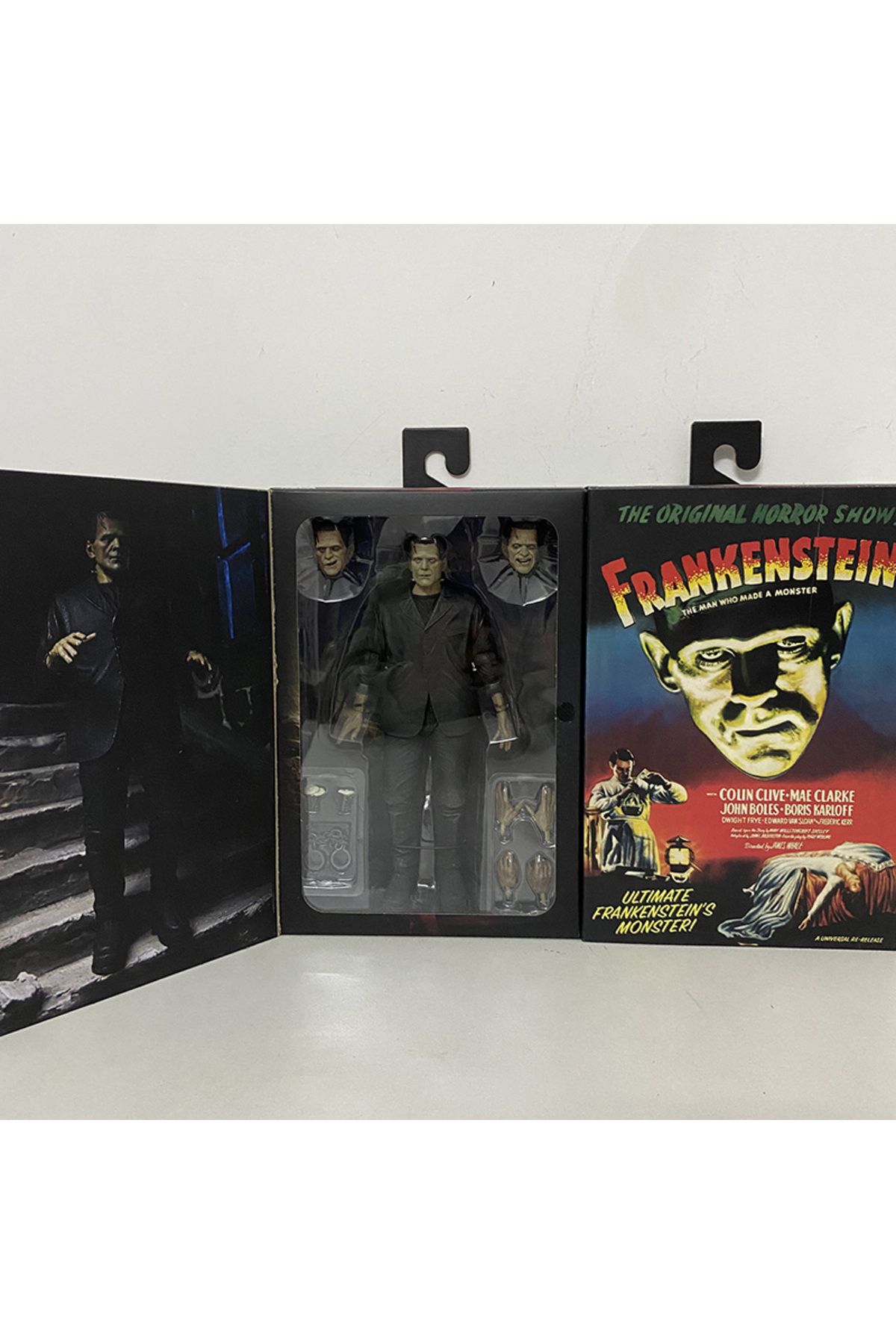 Choice-With Box Neca Frankenstein Action Figure Mary Shelley's Film 1931 Movie Collection Model Toy Doll Bi 6