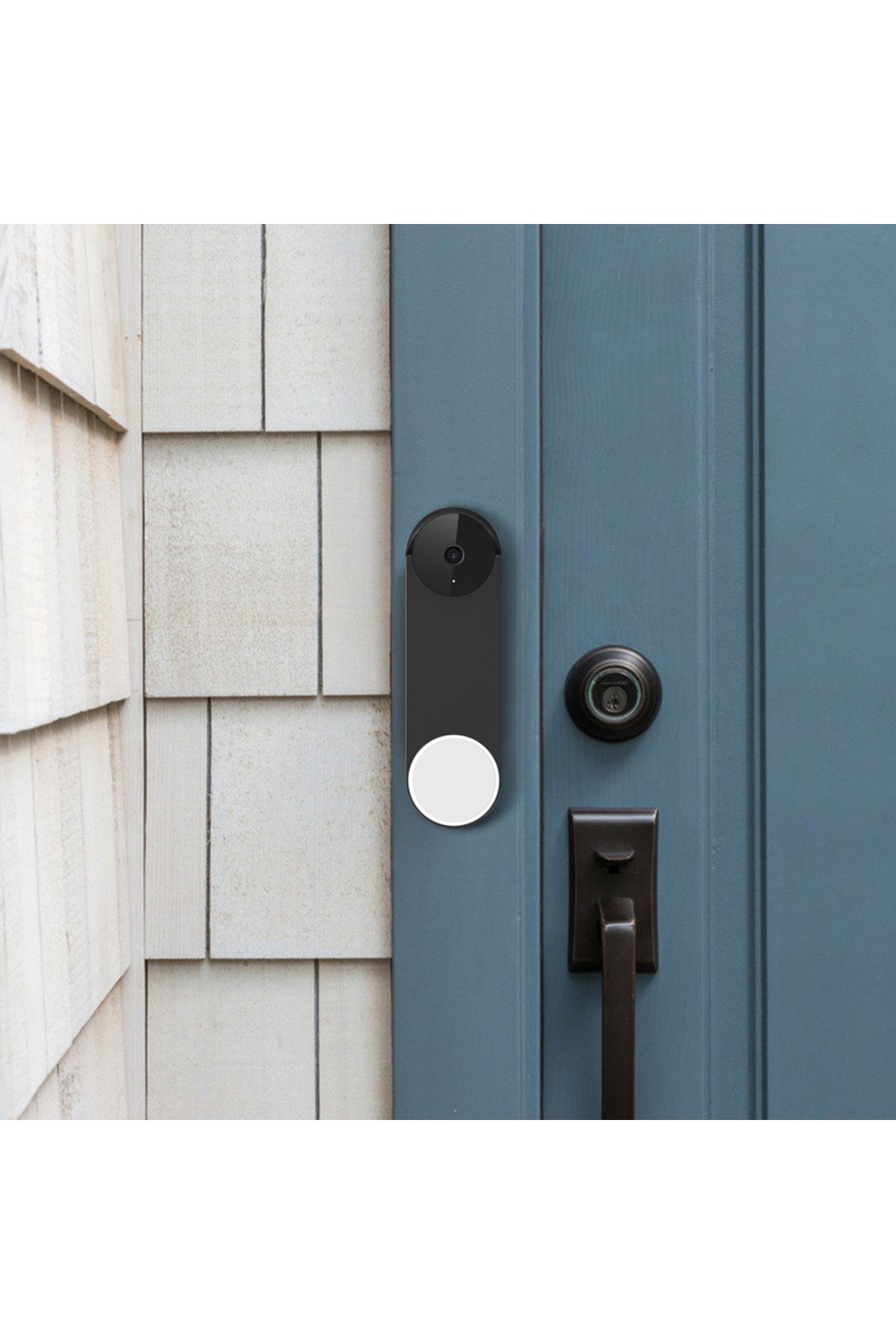 Choice-black The Doorbell Protective Cover Is Suitable For Google Nest Doorbell (Battery) 2021 Doorbell Sil 5