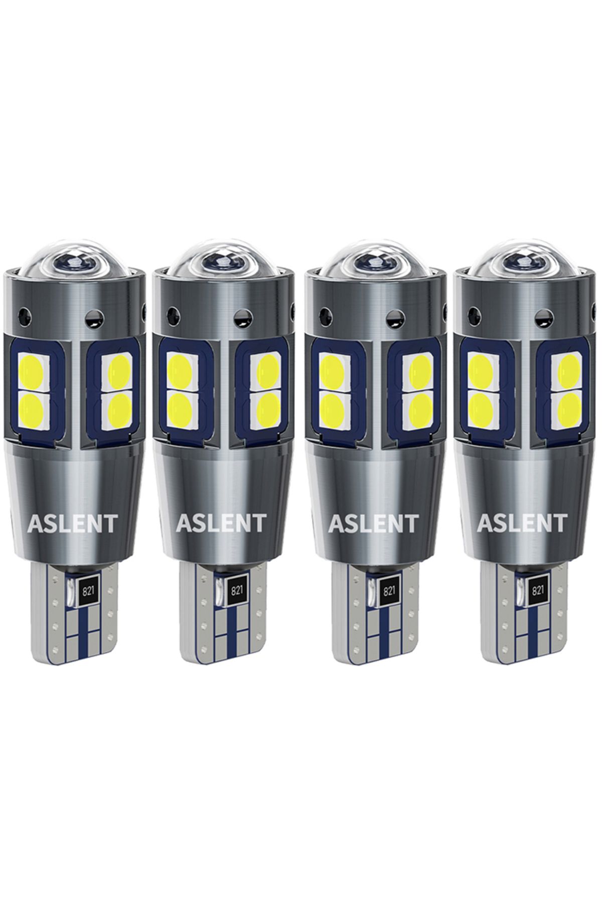 Choice-4 قطع بيضاء W5w T10 LED Canbus لمبات إضاءة بيضاء زرقاء جليدية لمصباح قبة السيارة الداخلي ومصباح صندوق السيارة ومصباح الحديقة 8