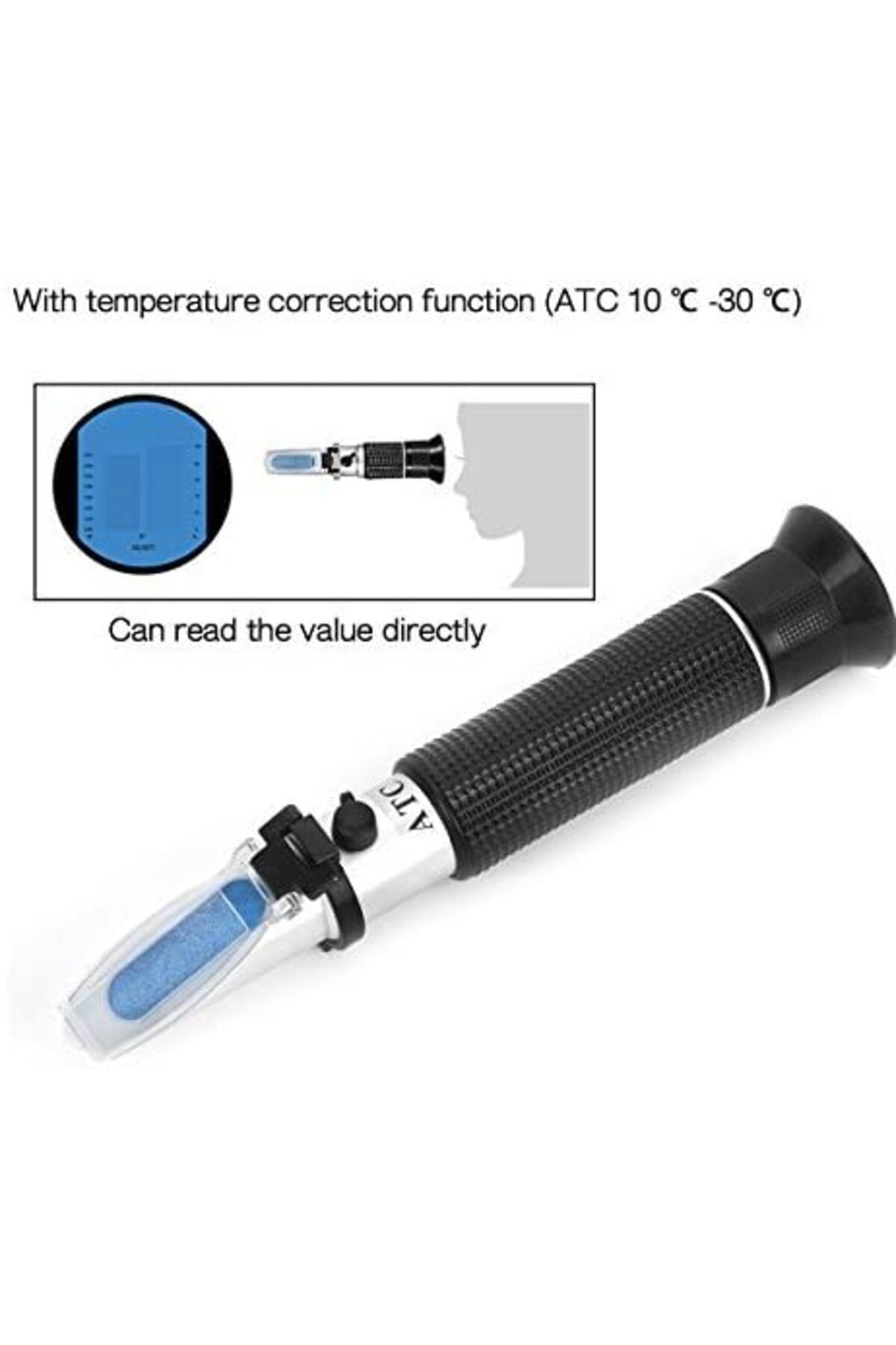 LPPCOLTD-2 In 1 Salinity Refractometer Aquarium Salt Tester With Atc Dual Scale 0-100‰ & 1.000-1.070 Speci... 3