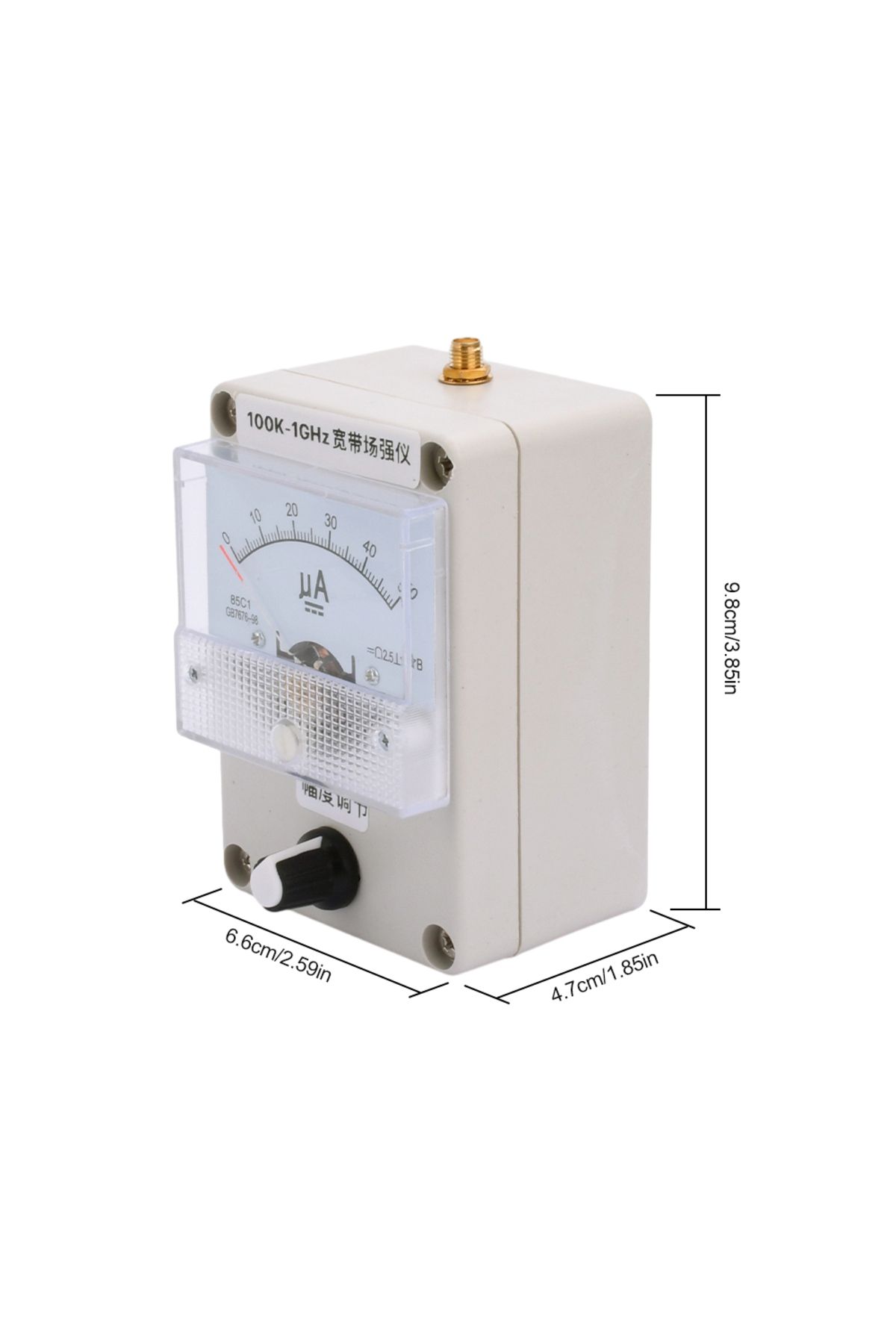 Aideepen-100khz-1000mhz 100k-1000mhz Field Strength Indicator Meter High Sensitivity Adjustable Pointer Ampli 1