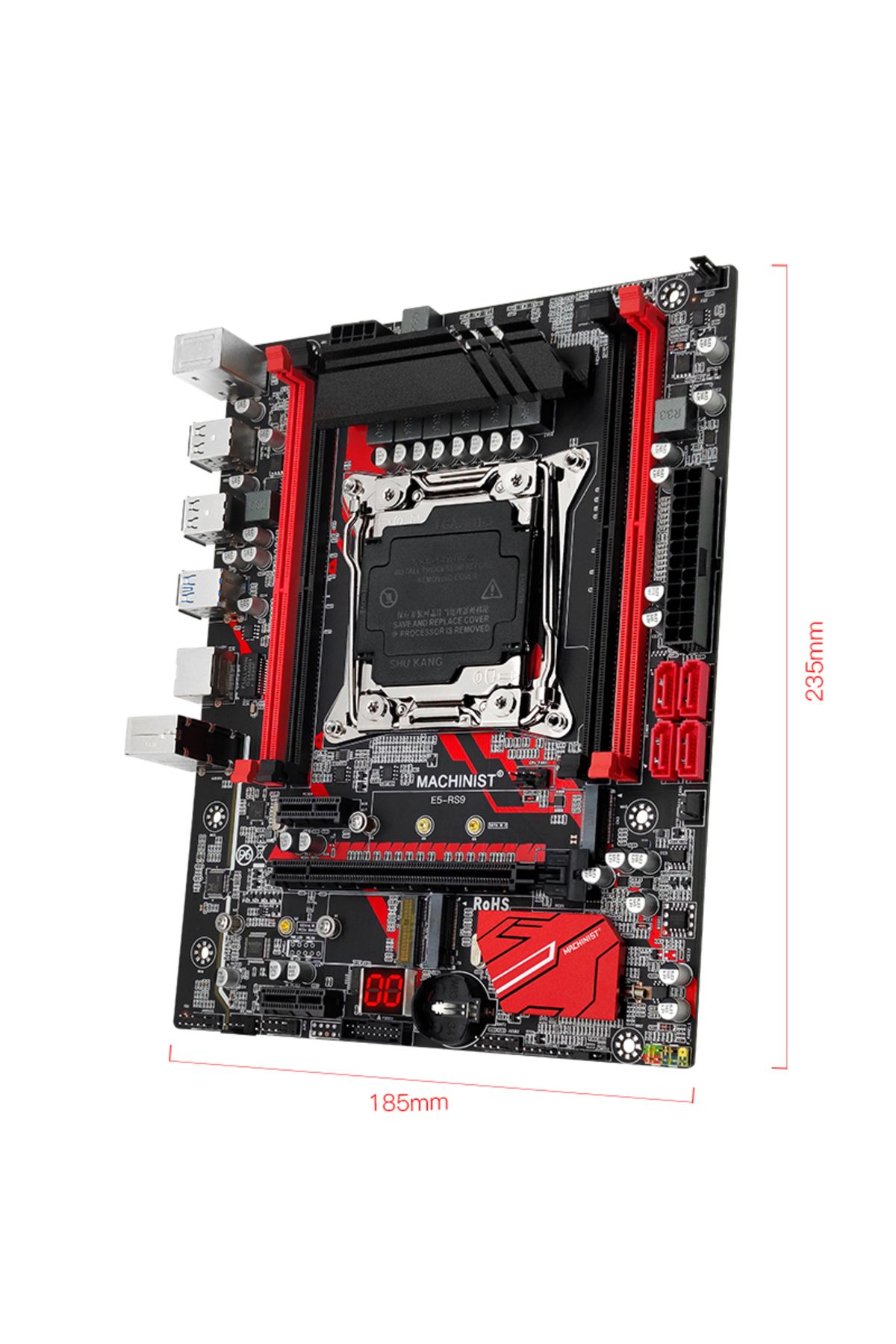 Choice-Motherboards Machinist Rs9 X99 Motherboard Kit Lga 2011-3 Set Xeon E5 2650 V4 Cpu Ddr4 16gb Ram Me 3