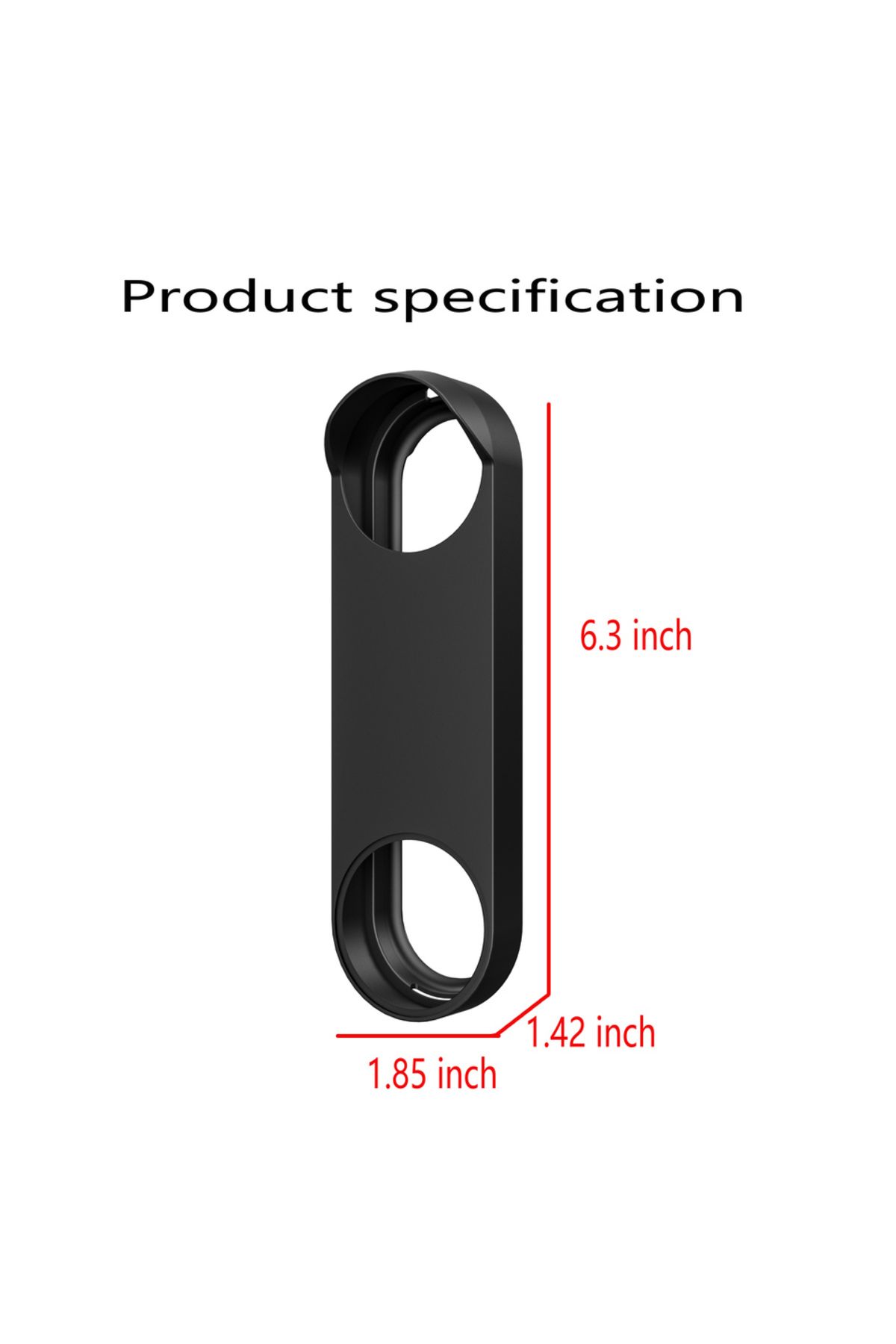 Choice-black The Doorbell Protective Cover Is Suitable For Google Nest Doorbell (Battery) 2021 Doorbell Sil 3