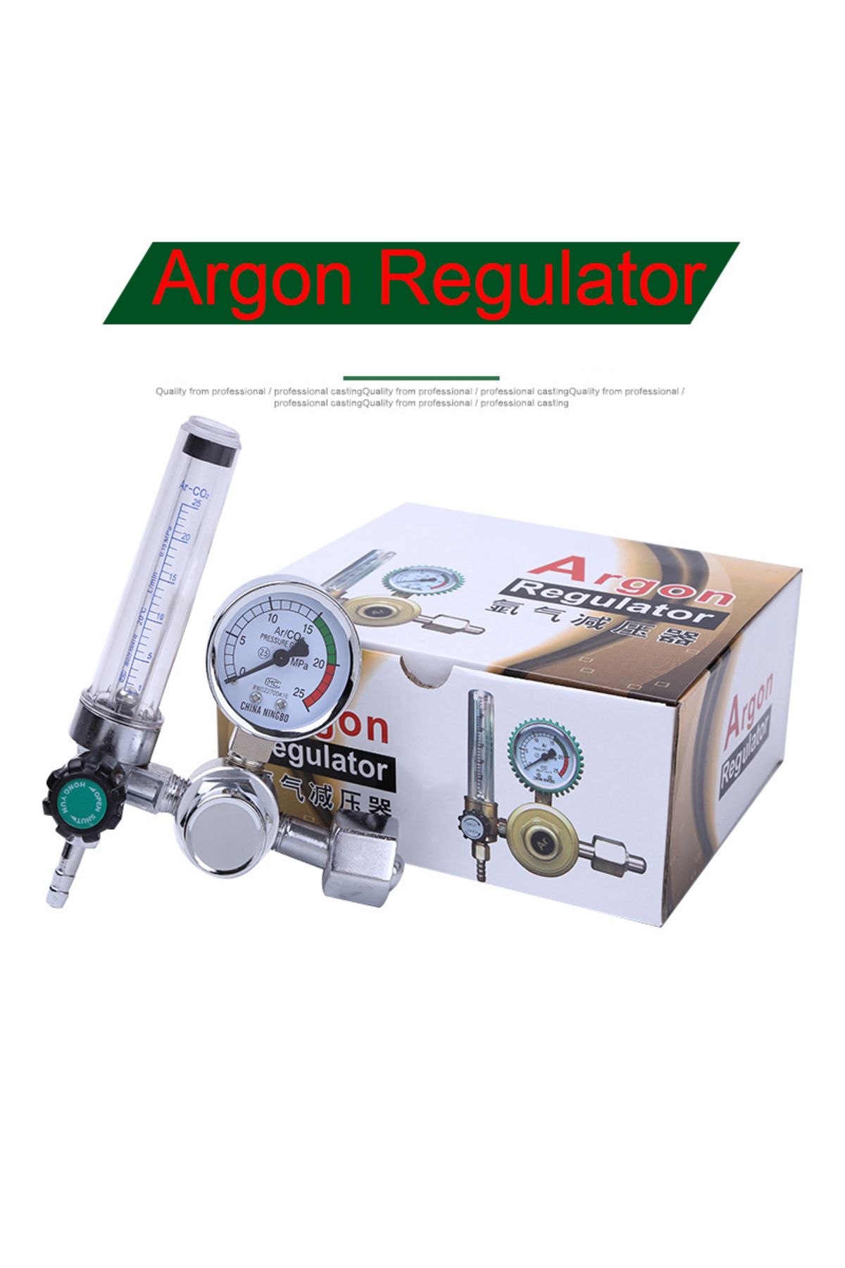mythtiger-Argon Regulator New 2022, Co2 Flow Meter Mig Tig 0-25 Mpa, Standard Flow Meter, Welding Device, Argo 8
