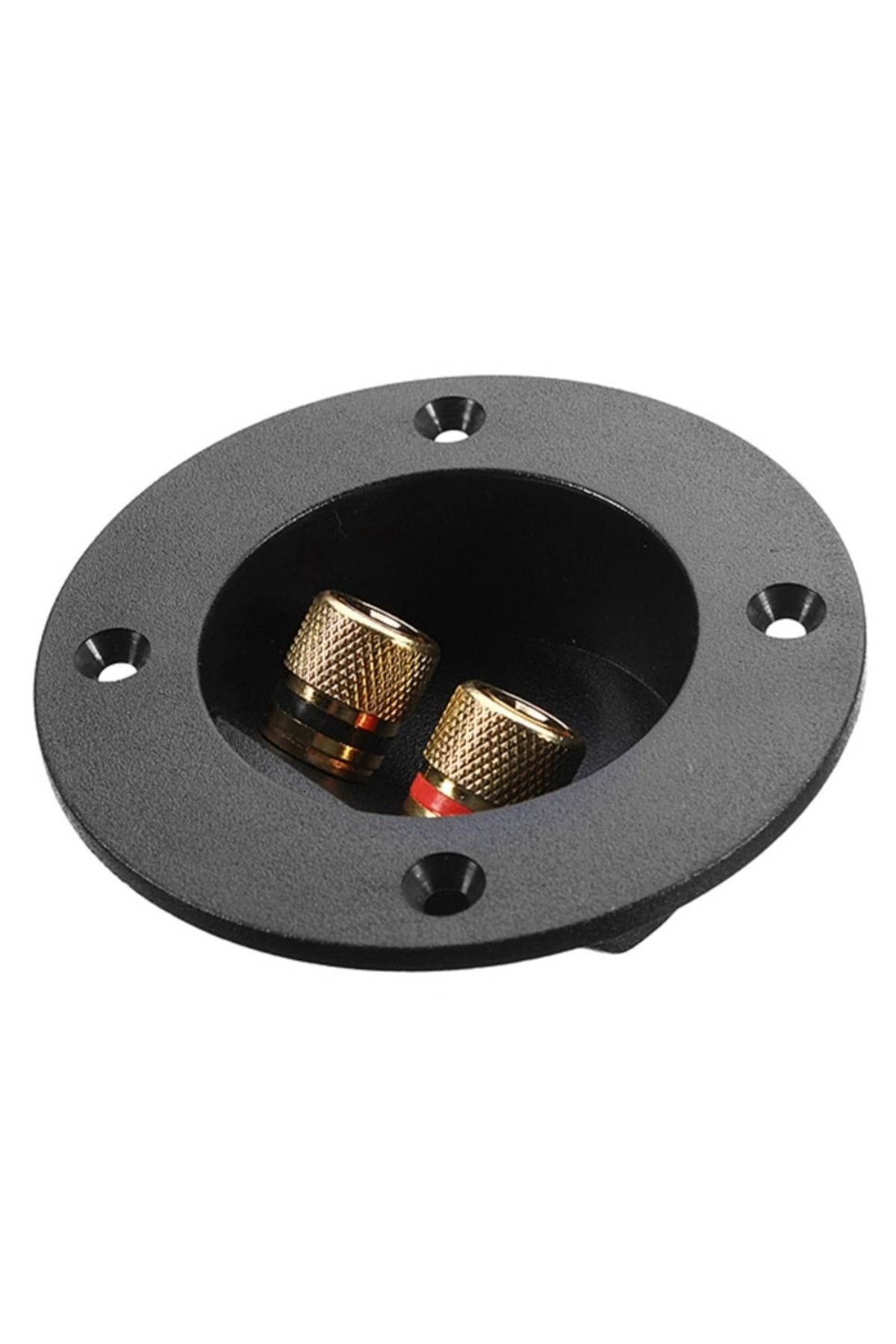 Choice-1pc Car Stereo Speaker Terminal Board Round Double Binding Post Screw Connector Subwoofer Plug 5