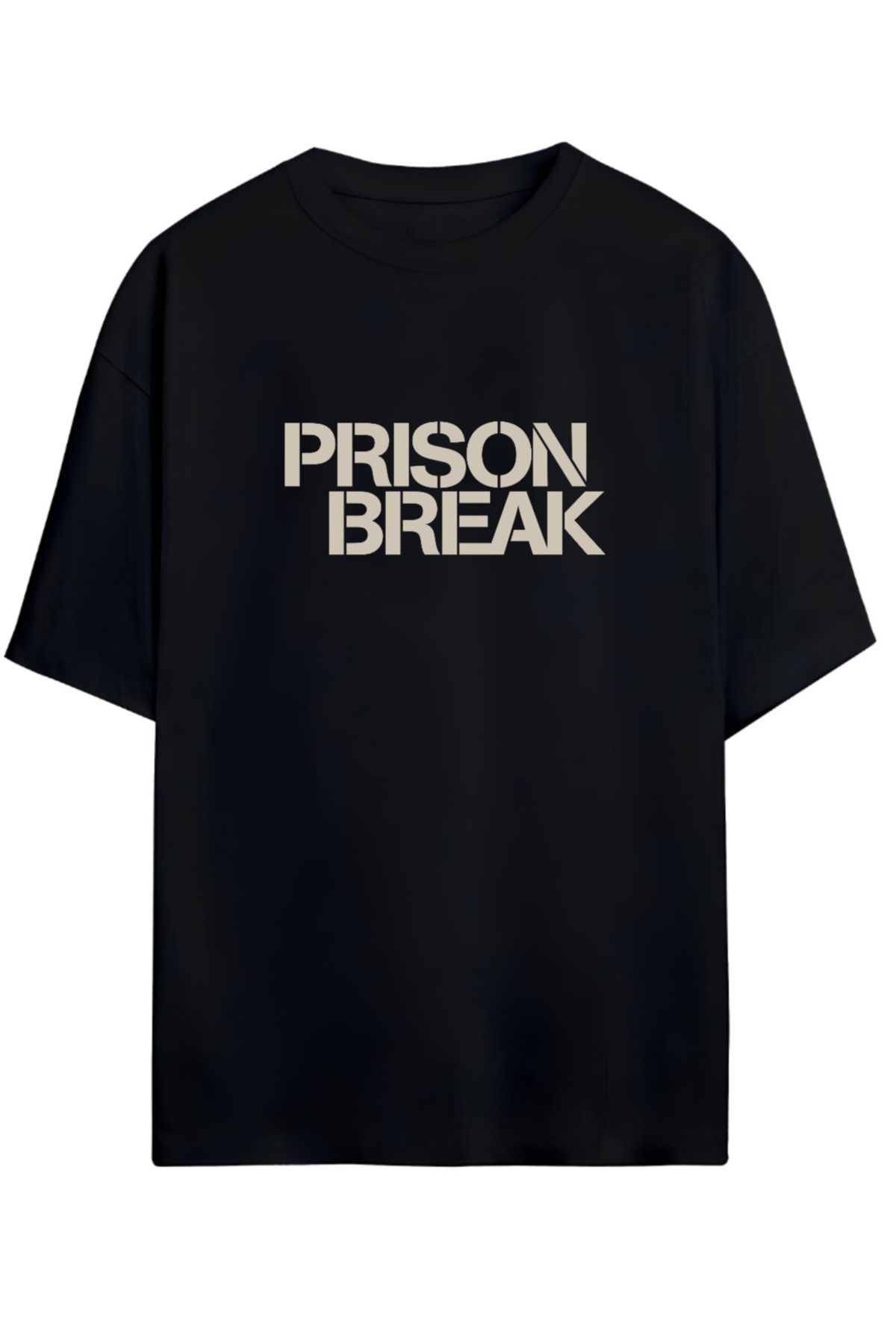 MAGORS PRISON BREAK TASARIMLI UNISEX YENİ SEZON OVERSIZE PAMUKLU  T-SHIRT