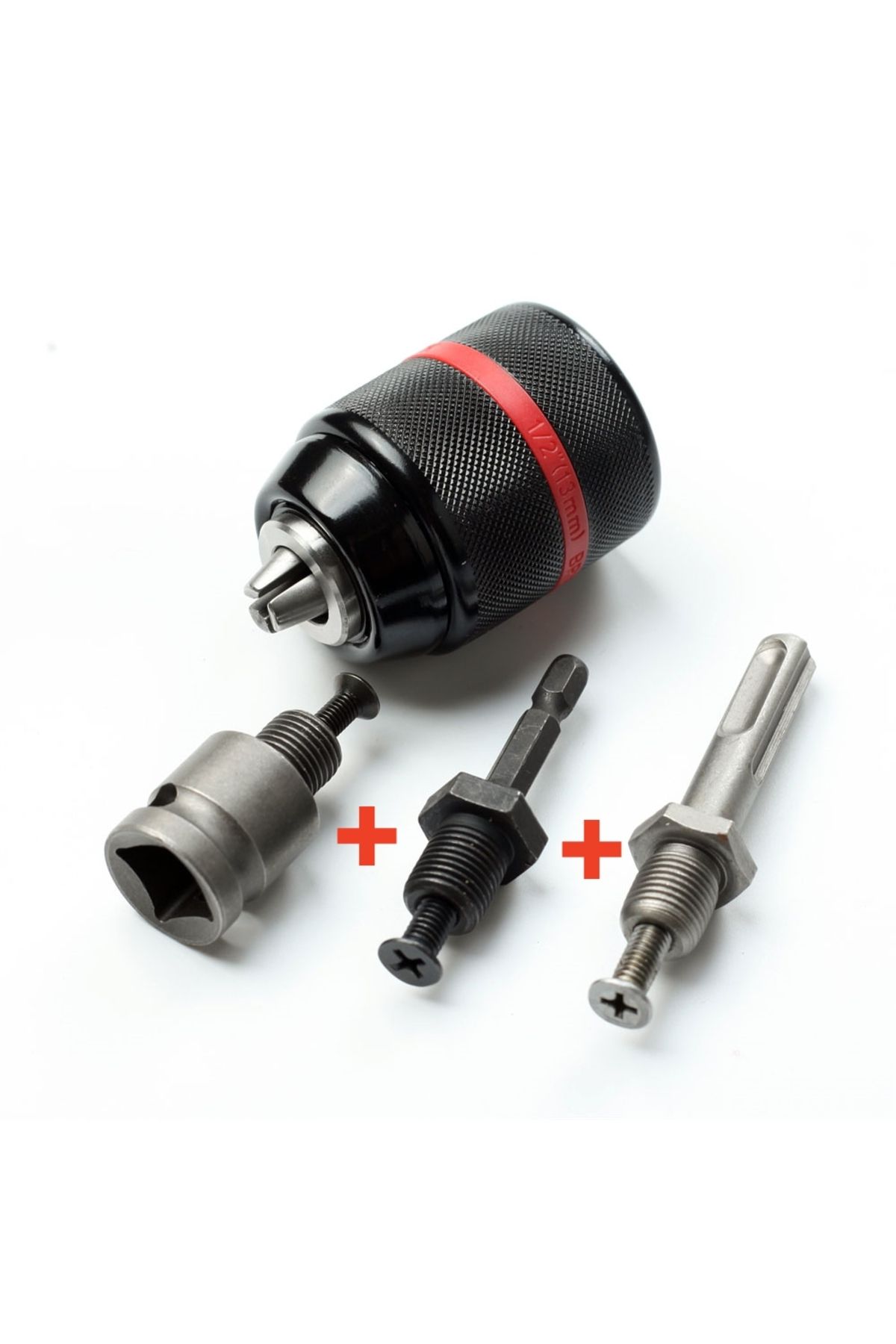 SLADE-Chuck And Shank Set Keyless Drill Chuck 1/2-20unf Mount 2~13mm Self-tighten Drill Chuck For Multiple 1