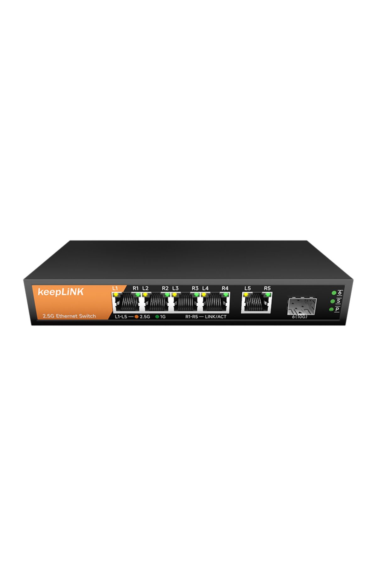 Choice-Switch With Eu Plug 5-port Multi-gigabit 2.5gbps Unmanaged Plug And Play Network Ethernet 2.5g Swit 6