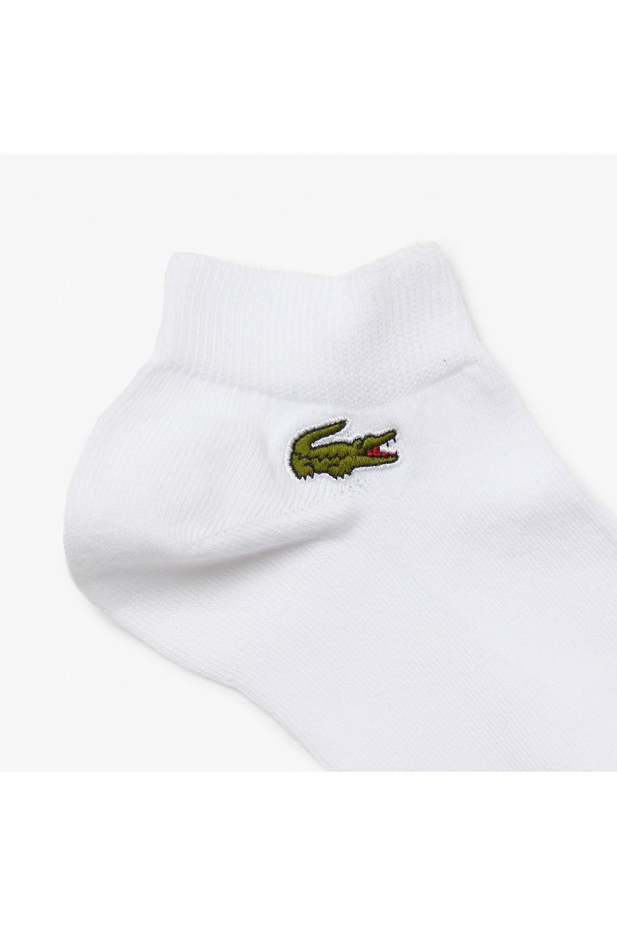 جوراب سفید مردانه های و اورجینال Lacoste