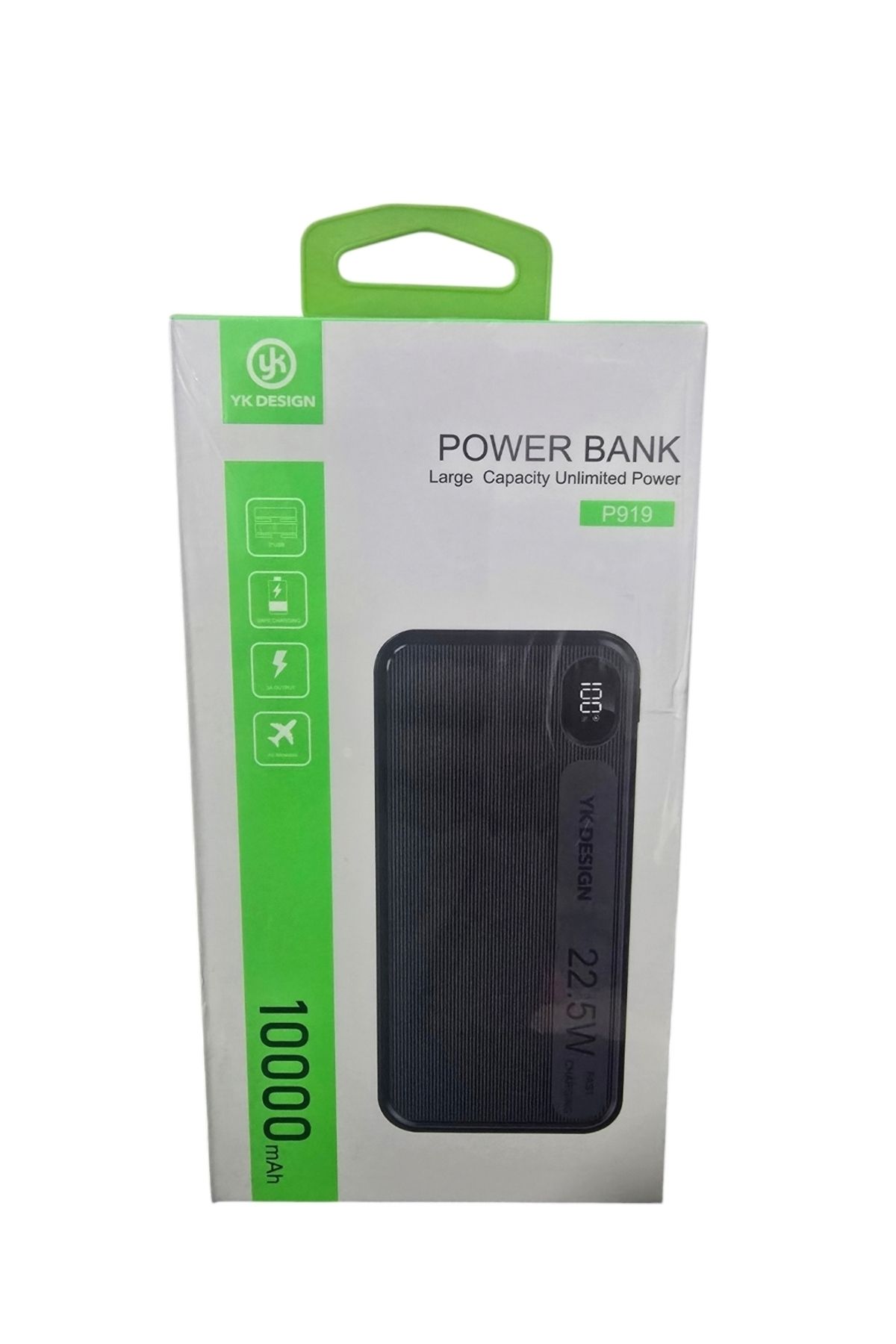 YK Design YK DESİGN 10.000mah 22.5watt Powerbank Taşınabilir Şarj Aleti