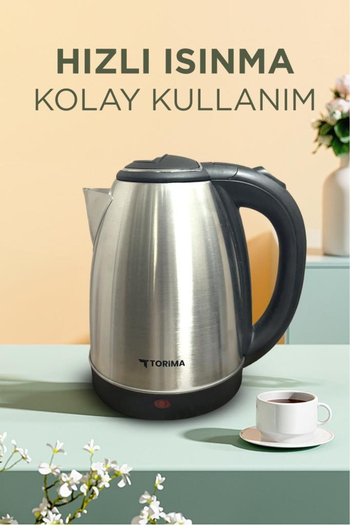 Torima-Ty-S888-066 Stainless Steel Kettle 1500W 1.8L Water Heater 4