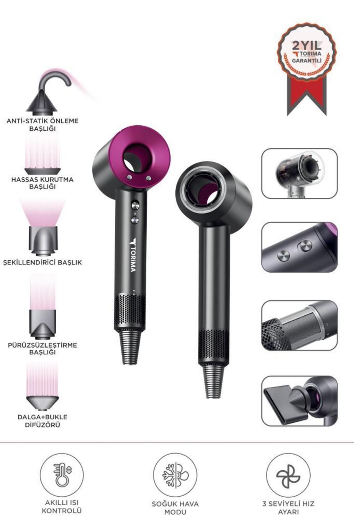 H5 Pembe Güçlü Saç Kurutma Makinesi Saç Şekillendirici