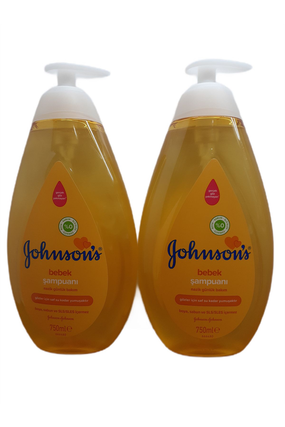 Johnson's BEBEK ŞAMPUANI 750 ML X 2 ADET