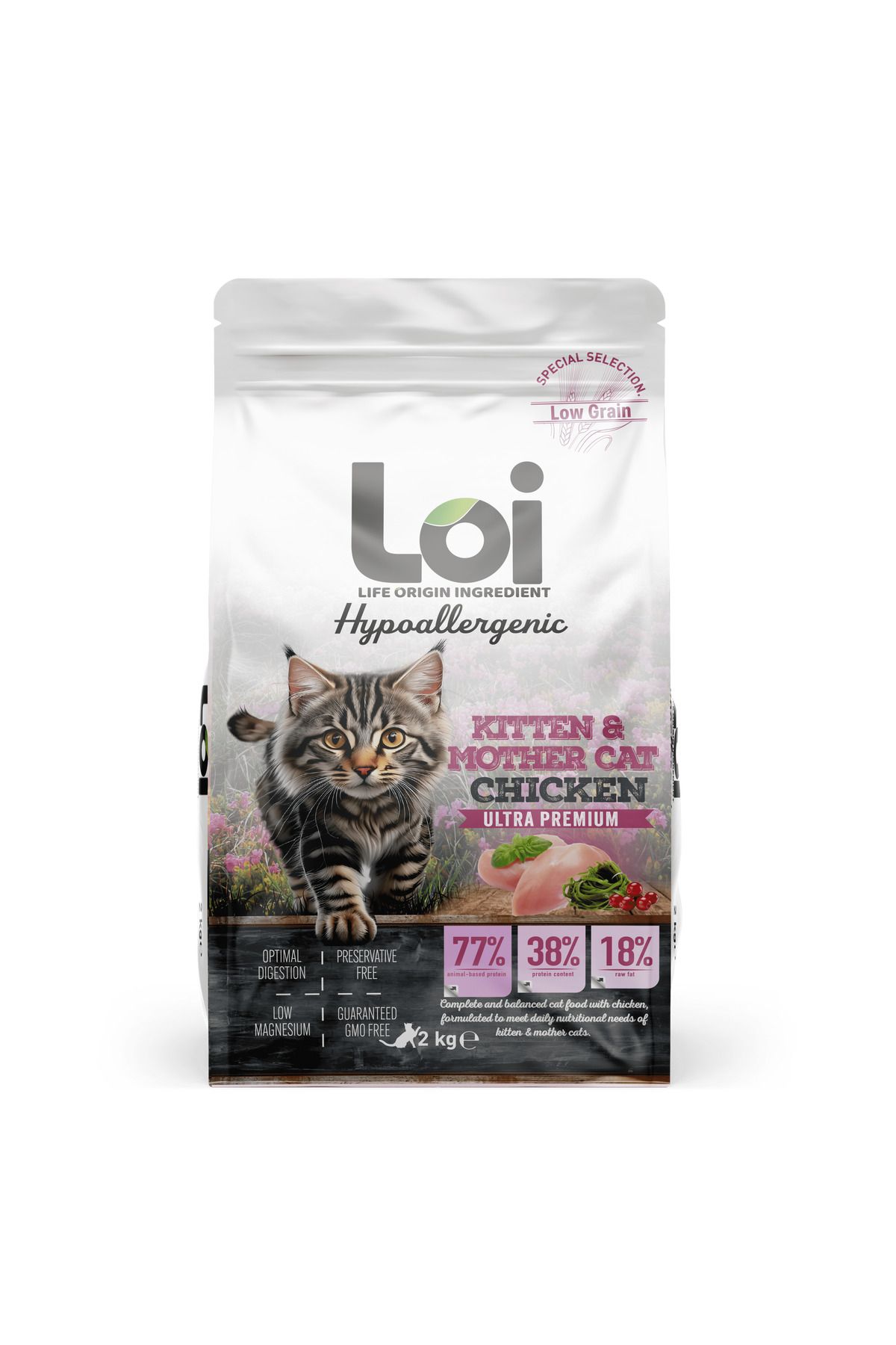 Loi YAVRU KEDİ TAVUKLU 2 KG