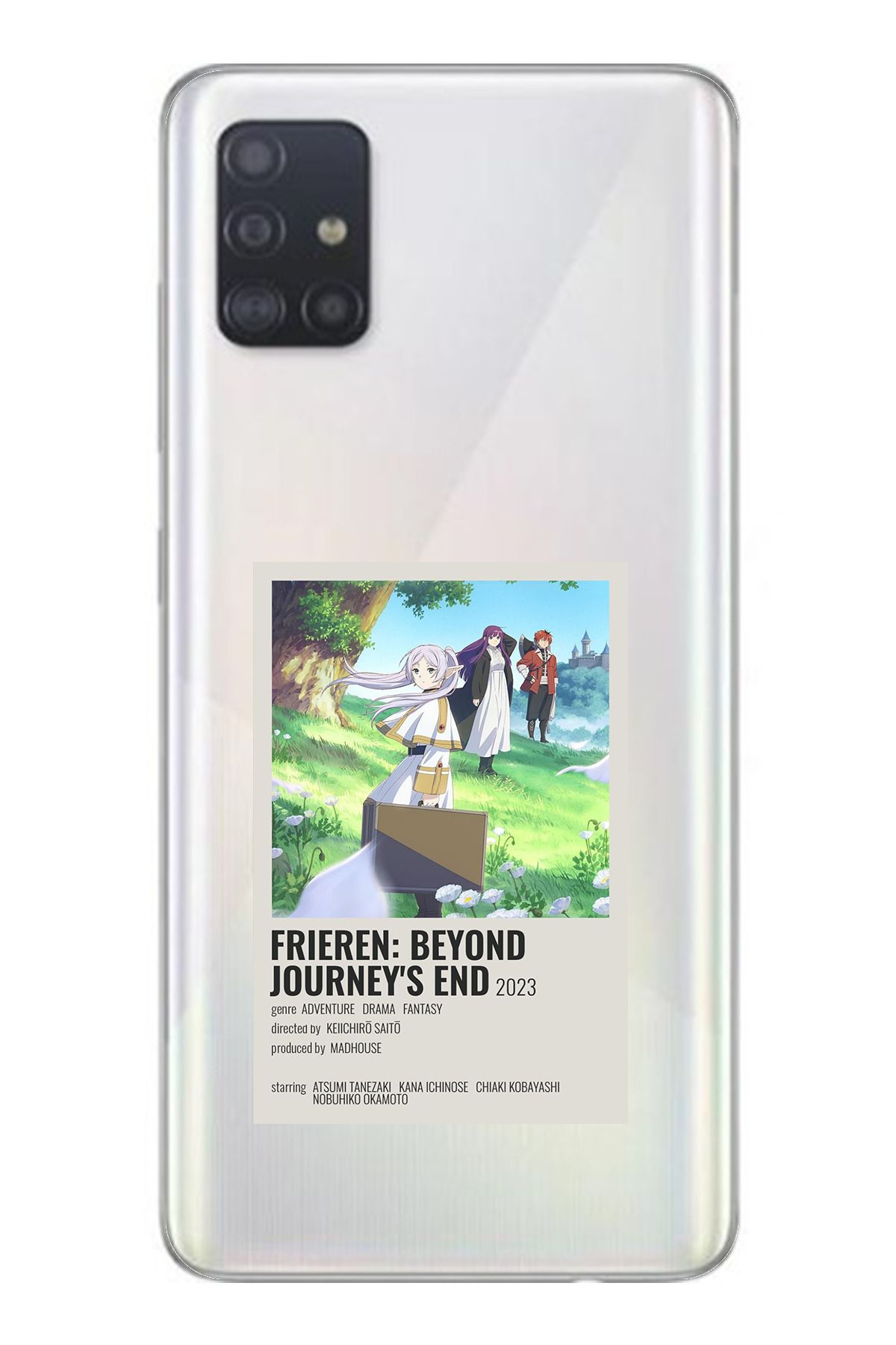 TechTree SAMSUNG Galaxy A51 Uyumlu Frieren: Beyond Journey's End Tasarımlı Şeffaf Silikon Kılıf