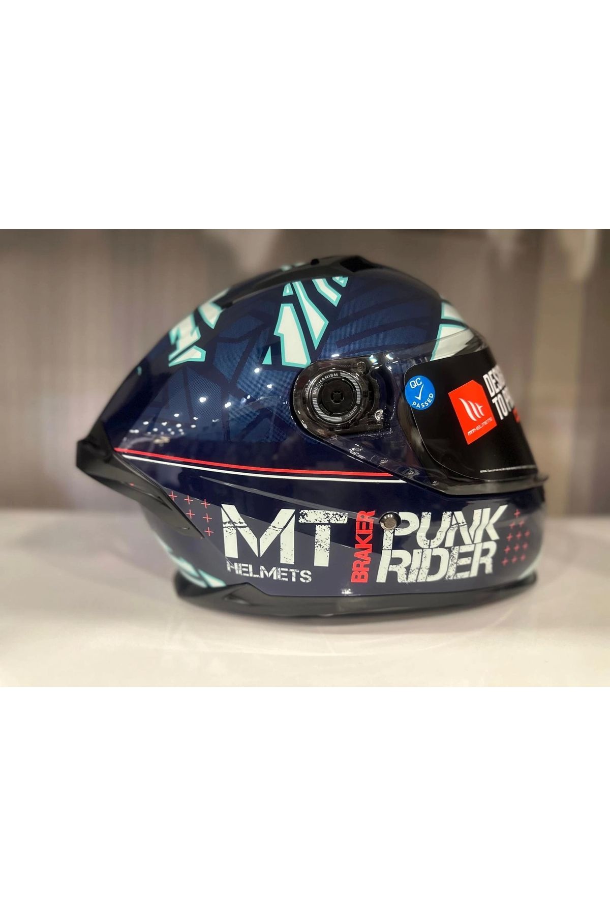MT Helmets-Helmet mt Braker Sv Punk Rider C7 Bright Blue/black 4